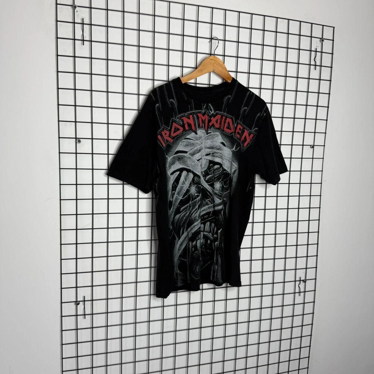 Vintage Iron Maiden T shirt Band Tee Graphic Black 2000s Size US L / EU 52-54 / 3 - 2 Thumbnail