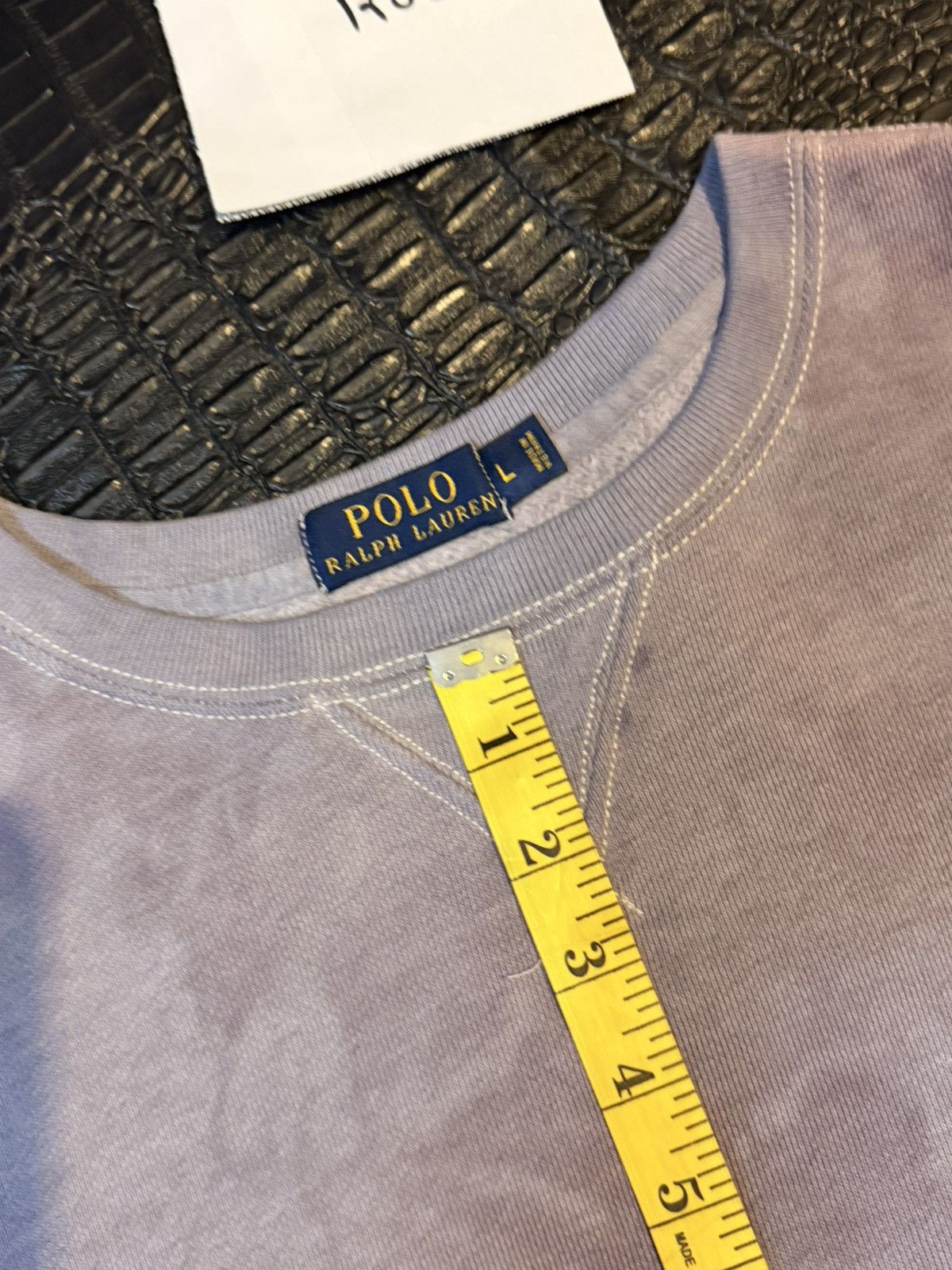 Polo Ralph Lauren Polo Ralph Lauren Tie Dye Lavender Crewneck Sweatshirt Size US L / EU 52-54 / 3 - 2 Thumbnail