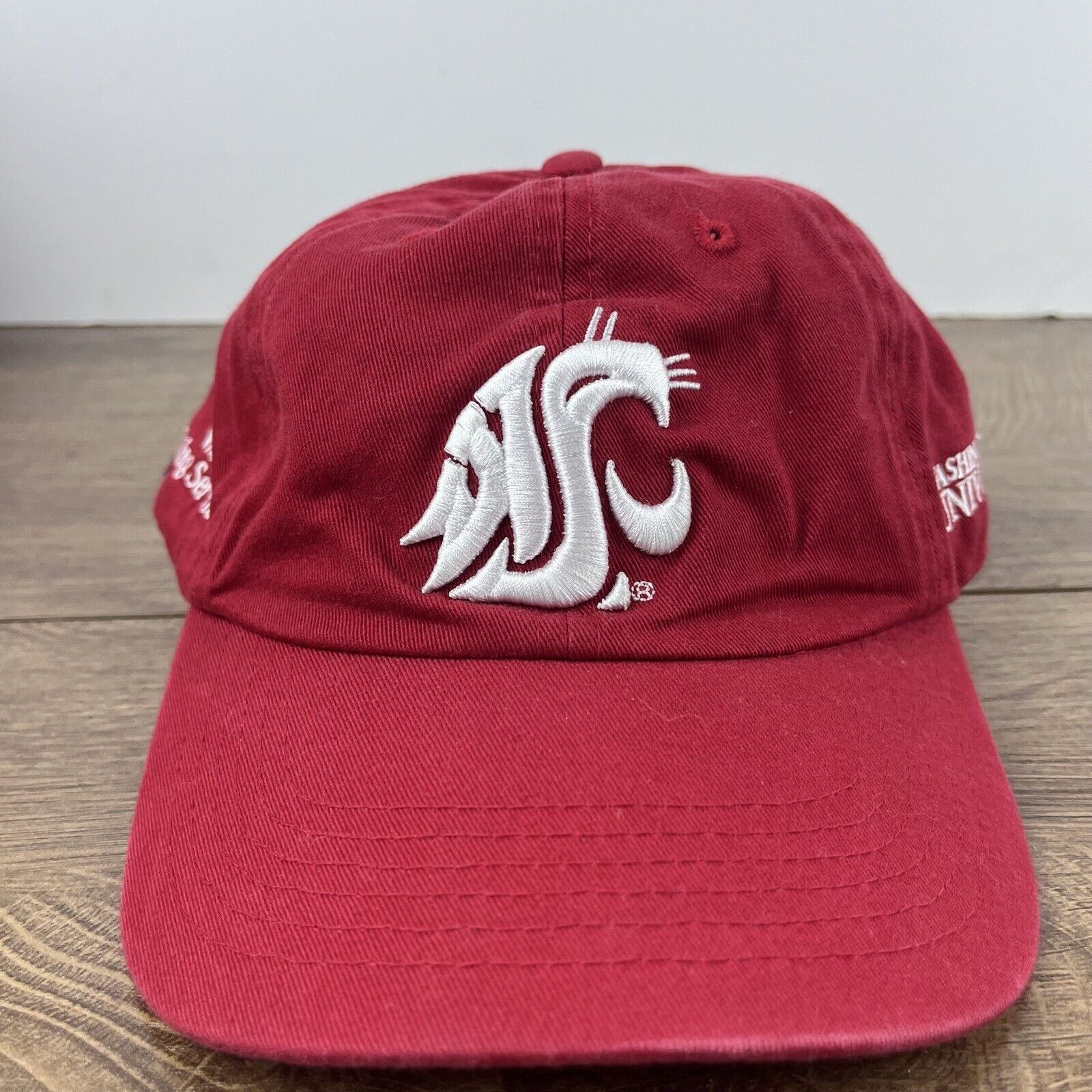 Other Washington State Cougars Hat Red NCAA Cougars Cap Adjustable Size ONE SIZE - 4 Thumbnail