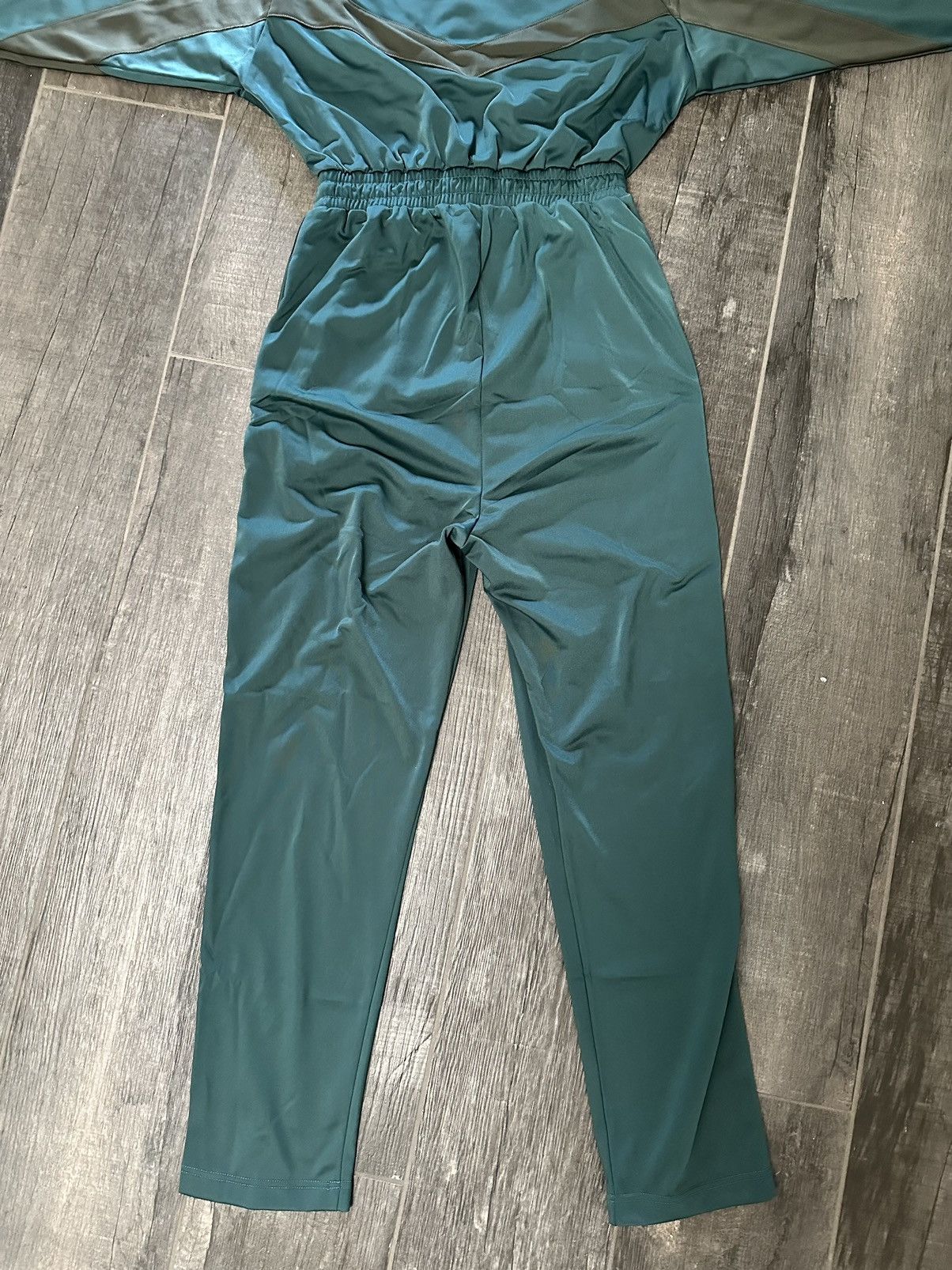 Kanye West × Yeezy Sample Unreleased Yeezy Season 5 Blue/Green Jumpsuit Size 30" / US 8 / IT 44 - 12 Thumbnail