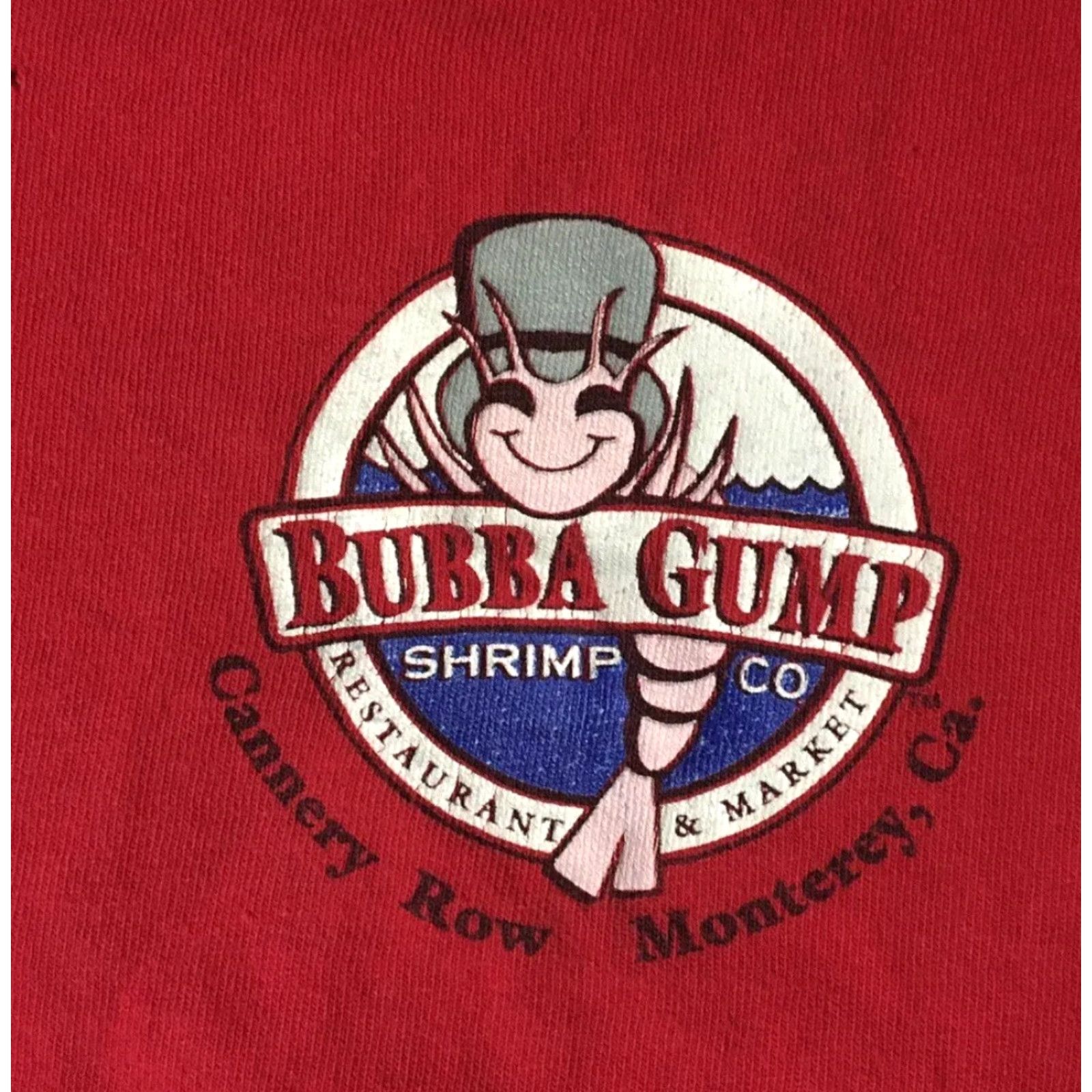 Shrimps VINTAGE Bubba Gump Shrimp Shirt M Red Size US M / EU 48-50 / 2 - 3 Thumbnail