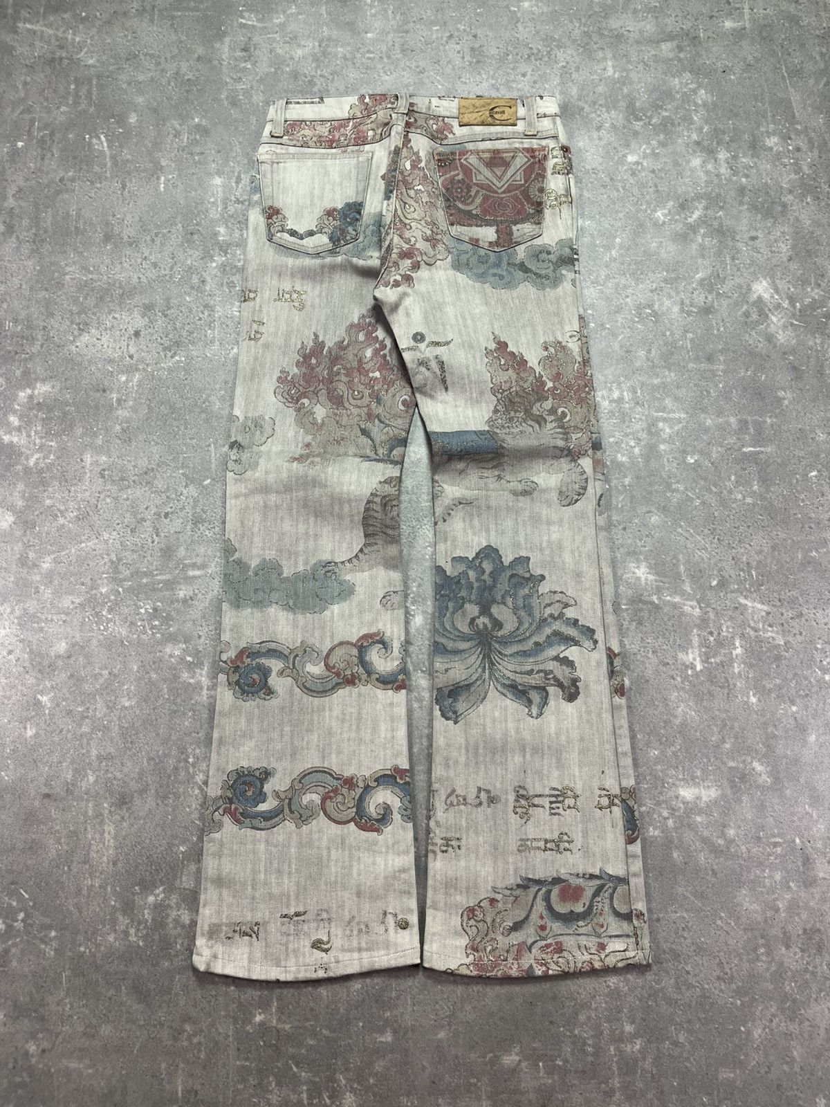Just Cavalli SS05 Just Cavalli Asian World Fantasy Jeans 28 Size US 28 / EU 44 - 2 Thumbnail