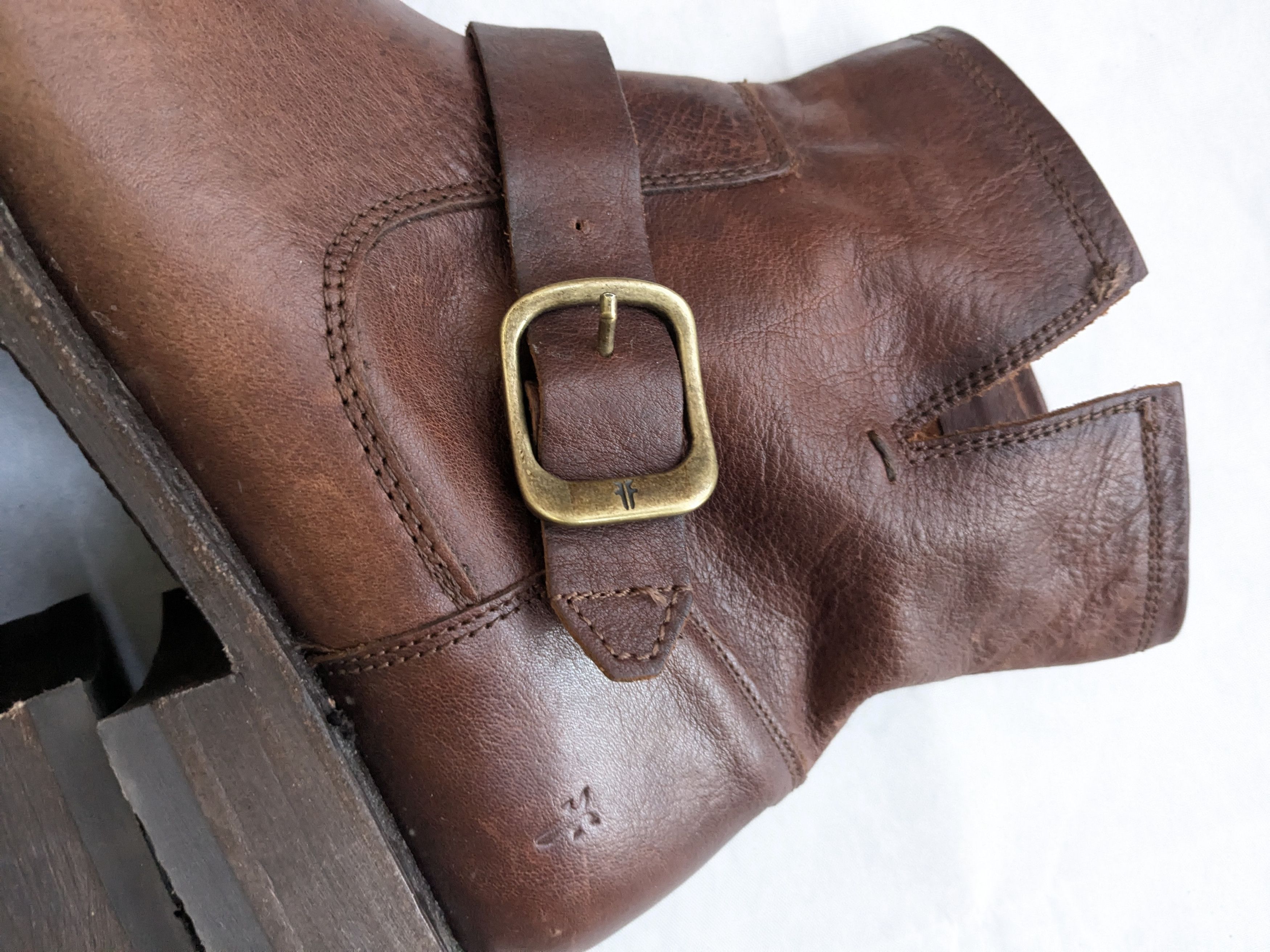 Frye Frye Engineer Boots Brown 8.5 Leather Buckle Size US 8.5 / EU 41-42 - 11 Thumbnail