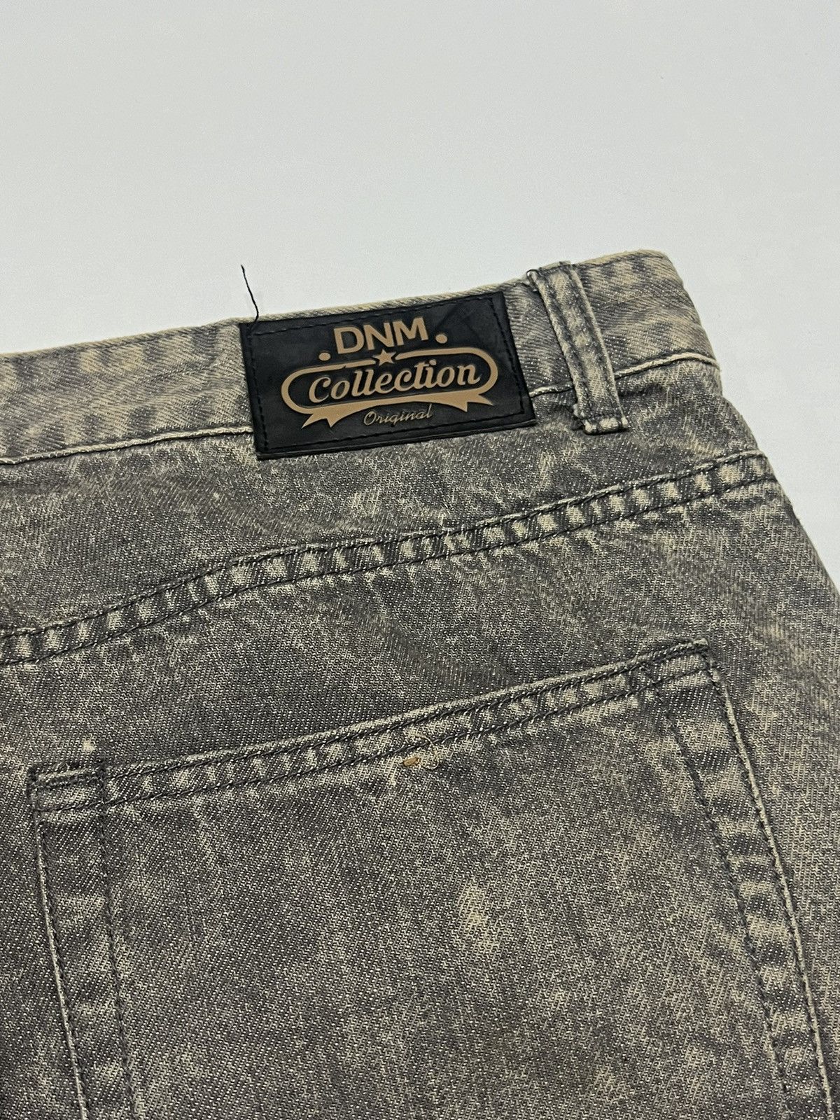 Japanese Brand DNM Collection Acid Wash Distressed Denim Size US 39 - 15 Thumbnail
