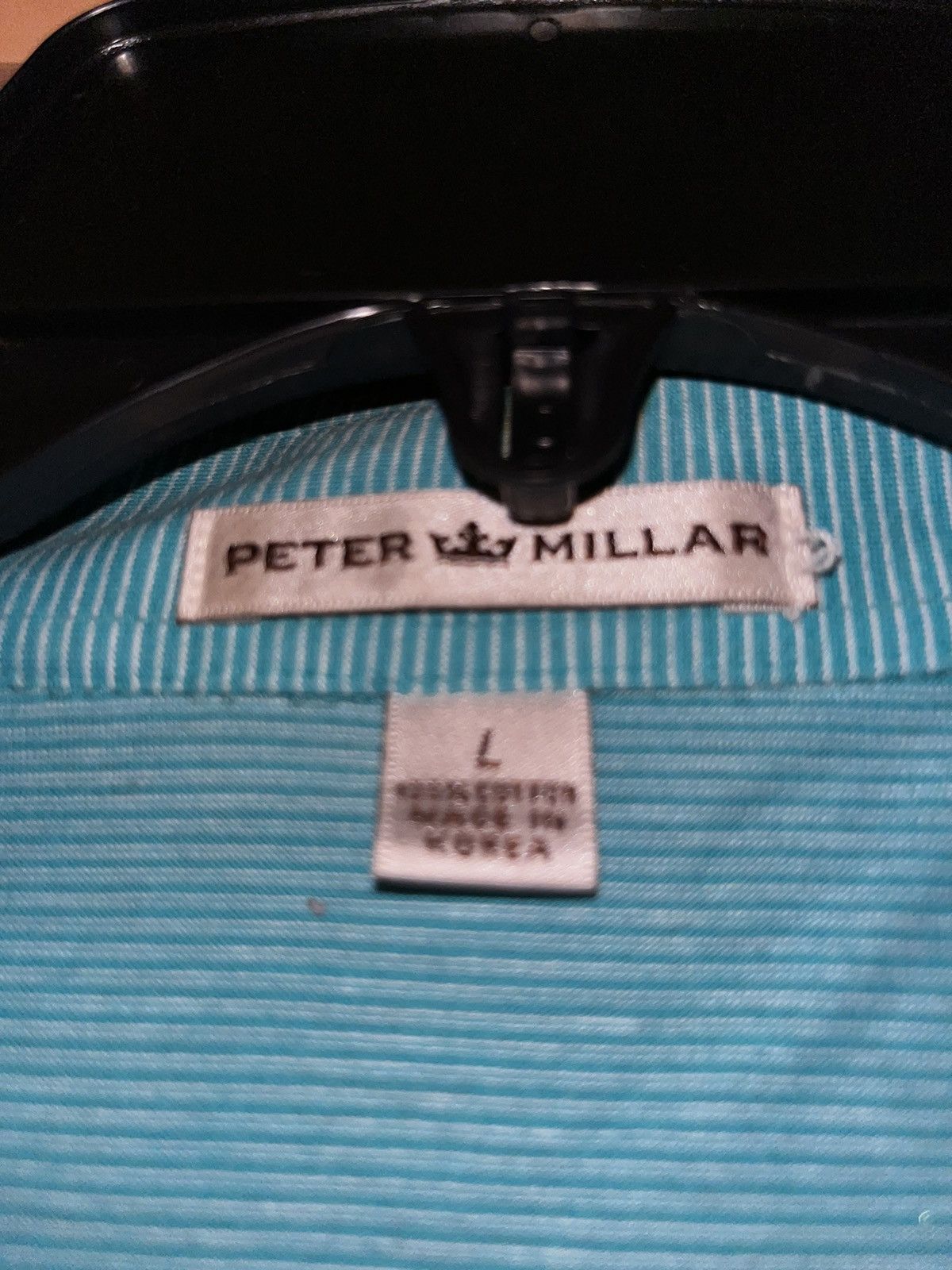 Peter Millar × Vintage [US ONLY] VINTAGE Peter Millar Teal Polo Size US L / EU 52-54 / 3 - 4 Thumbnail
