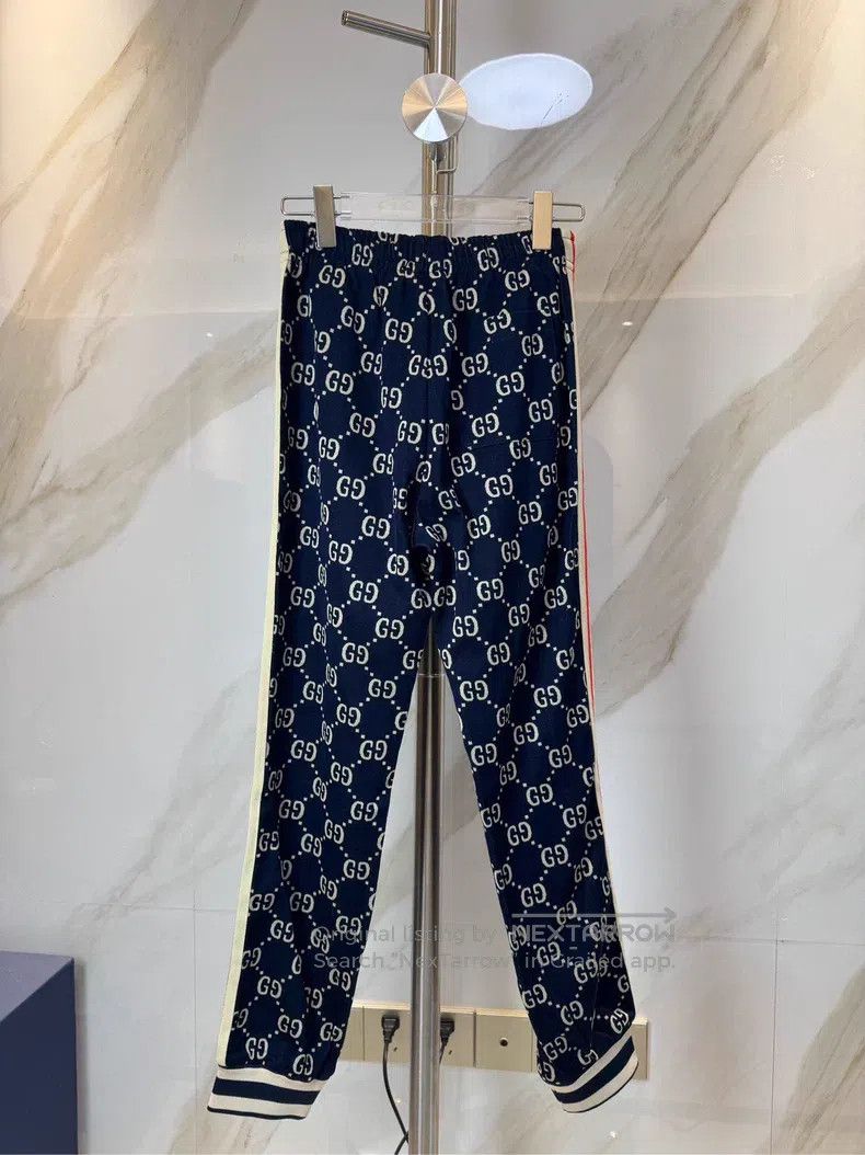 Gucci Gucci SizeXXS Blue full print trousers Size US 27 - 2 Thumbnail