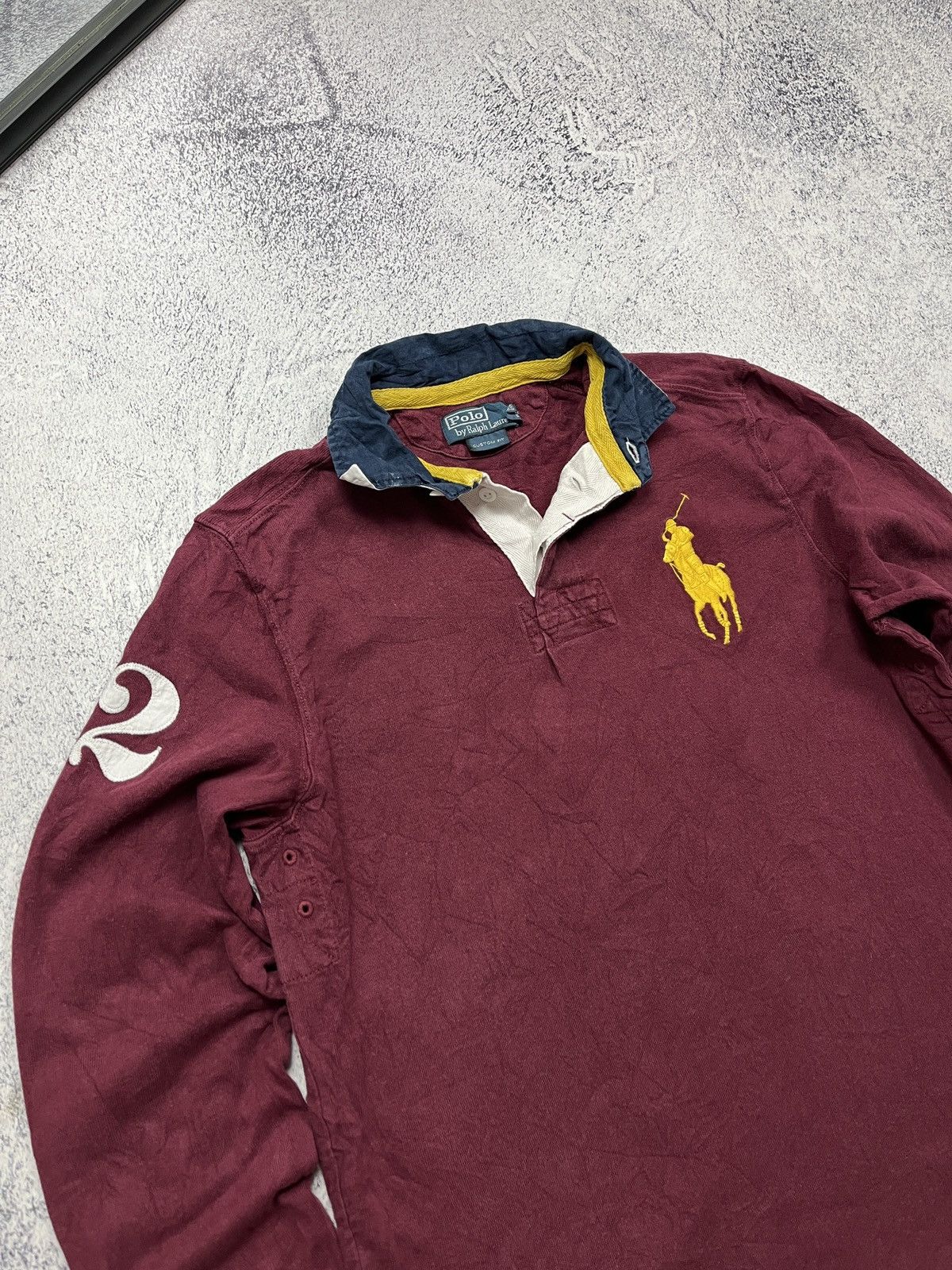 Polo Ralph Lauren Vintage 90’s Polo Ralph Lauren Rugby Shirt Big Pony Y2k Size US M / EU 48-50 / 2 - 5 Thumbnail