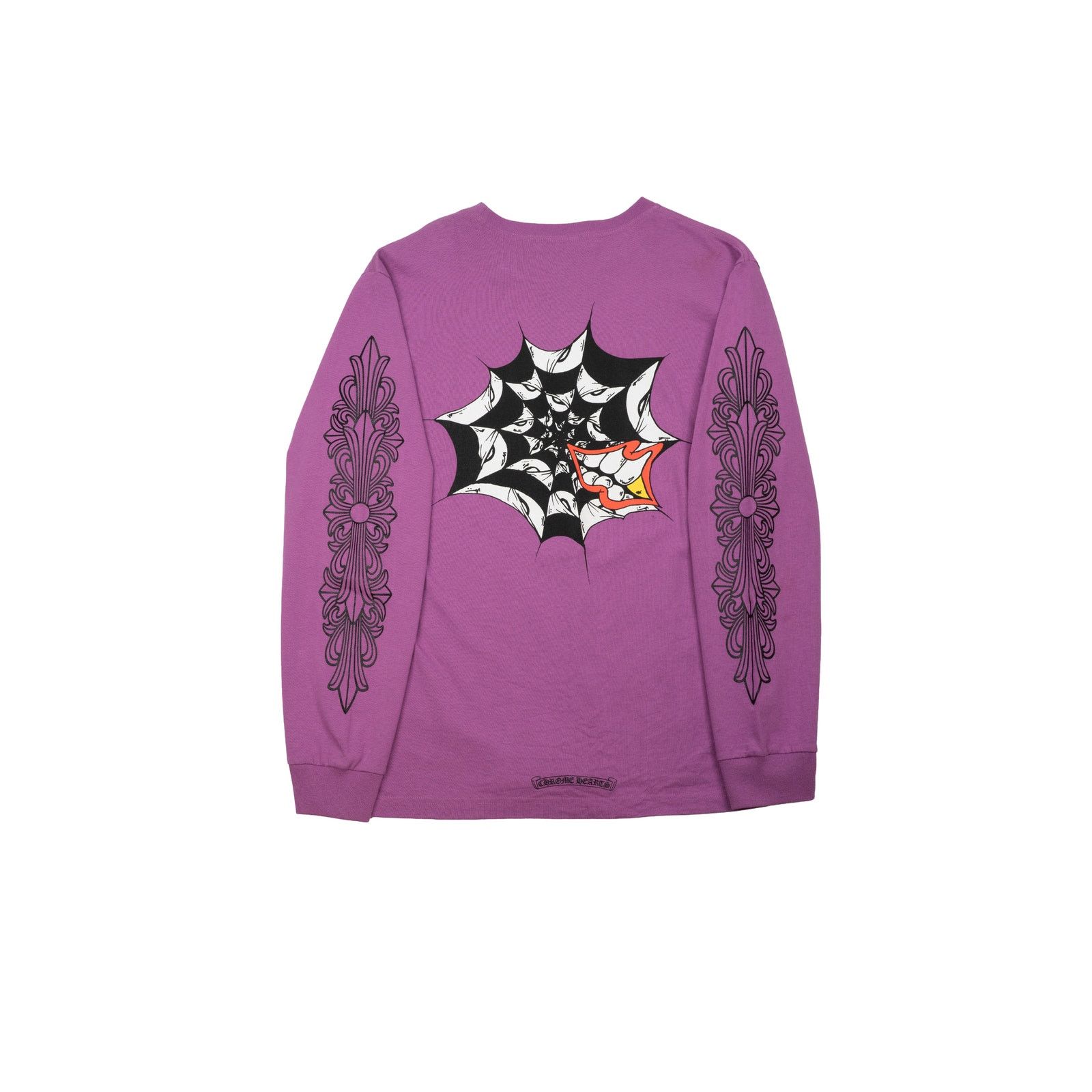 Chrome Hearts Matty Boy Spider Web Long Sleeve 'Black/Purple' Size US XL / EU 56 / 4 - 2 Thumbnail