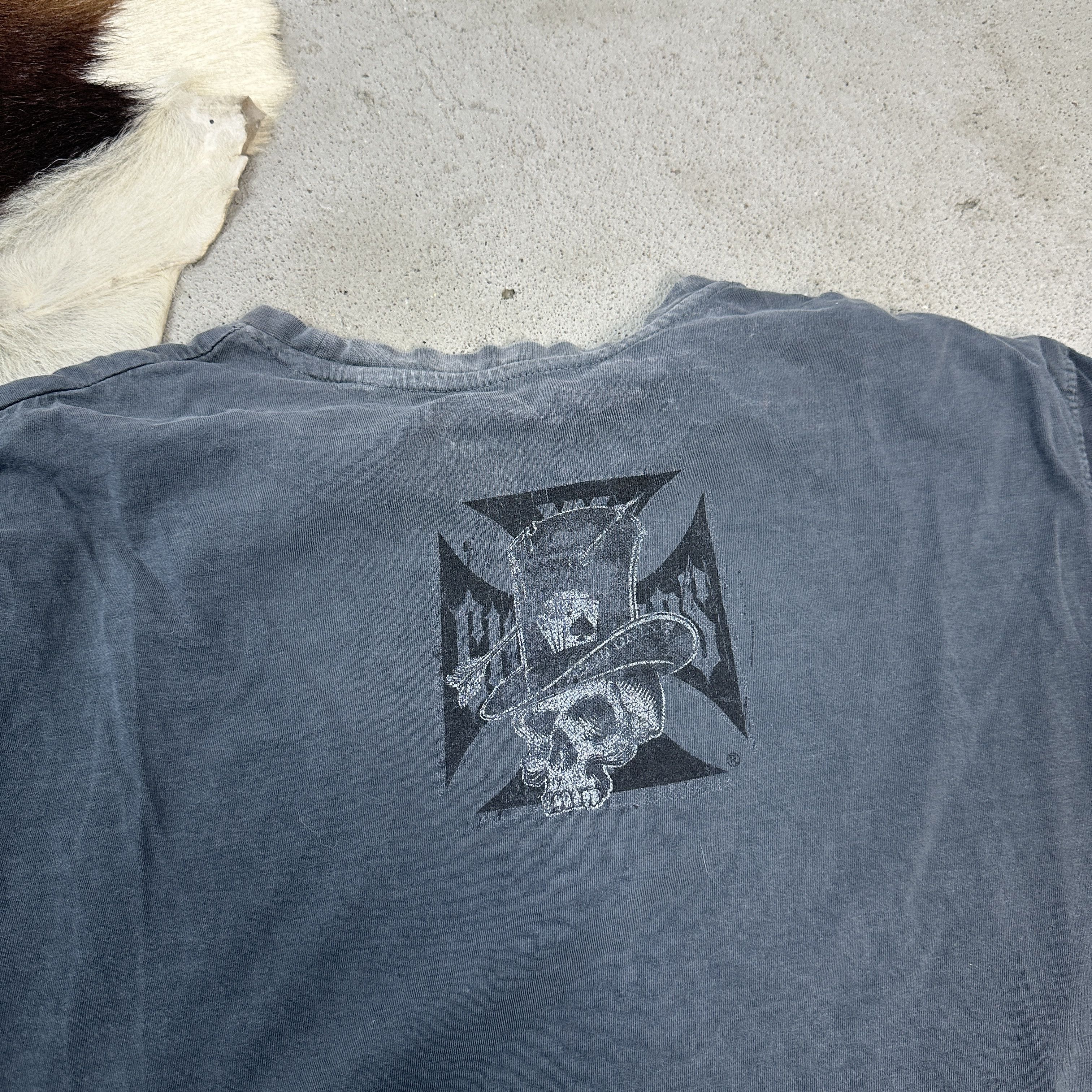 Vintage × West Coast Choppers Vintage West Coast Choppers Washed T-shirt Size US L / EU 52-54 / 3 - 5 Thumbnail