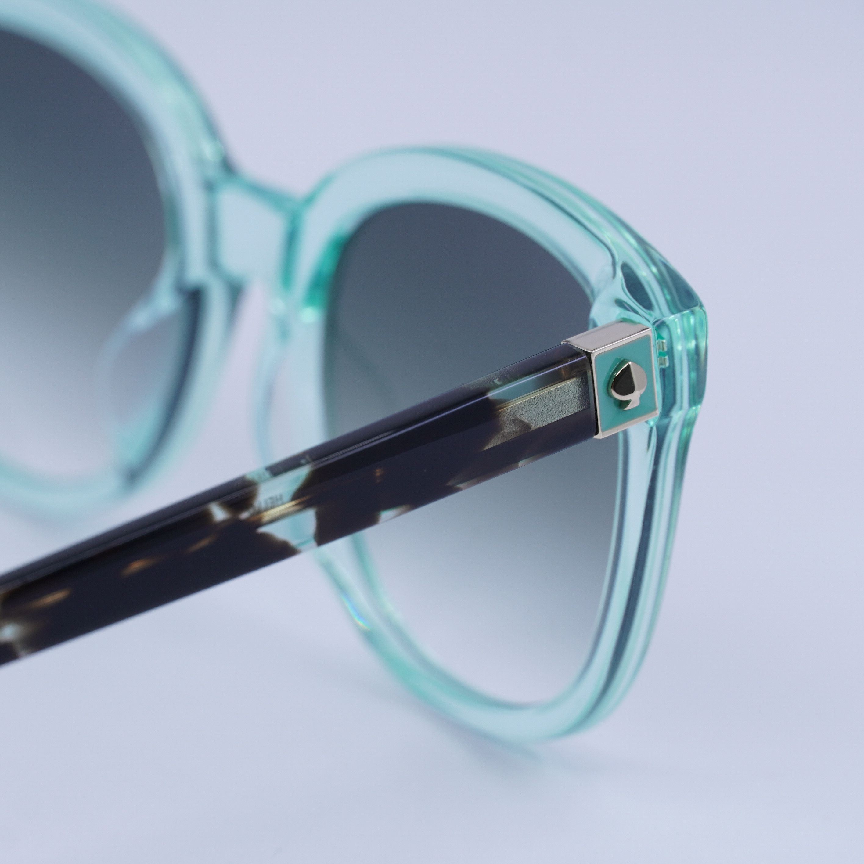 Kate Spade Kate Spade GWENITH/S 0ZI9 9K Sunglasses Teal Square Frame Size ONE SIZE - 10 Thumbnail