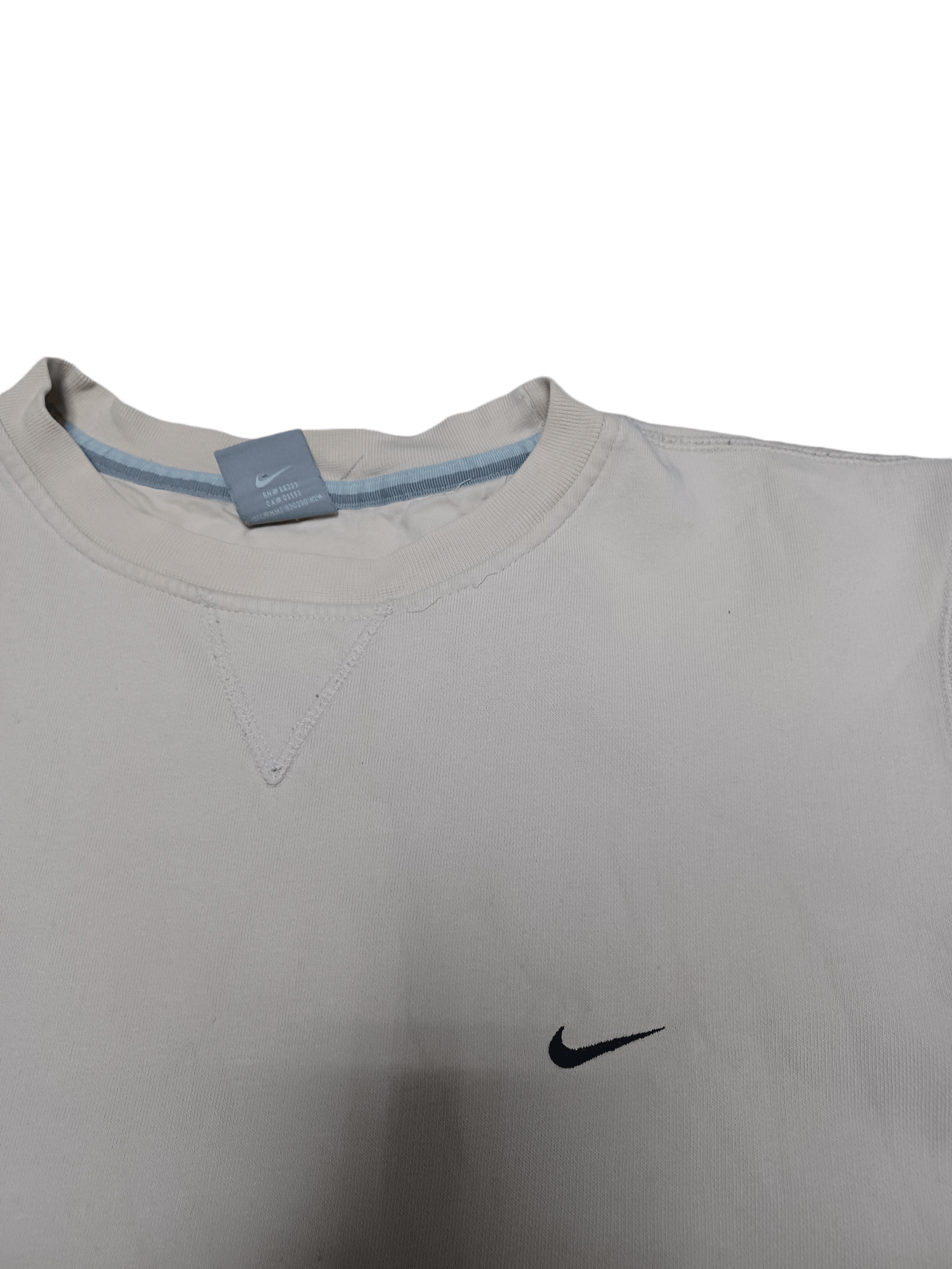 Nike NIKE VINTAGE BEIGE MADE IN GREECE 2005 SWEATSHIRT Size US L / EU 52-54 / 3 - 2 Thumbnail