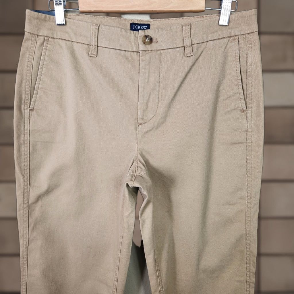 J.Crew J. Crew Womens Khaki High-Rise Girlfriend Chino Pants Size 8 NWT Size 30" / US 8 / IT 44 - 1 Thumbnail