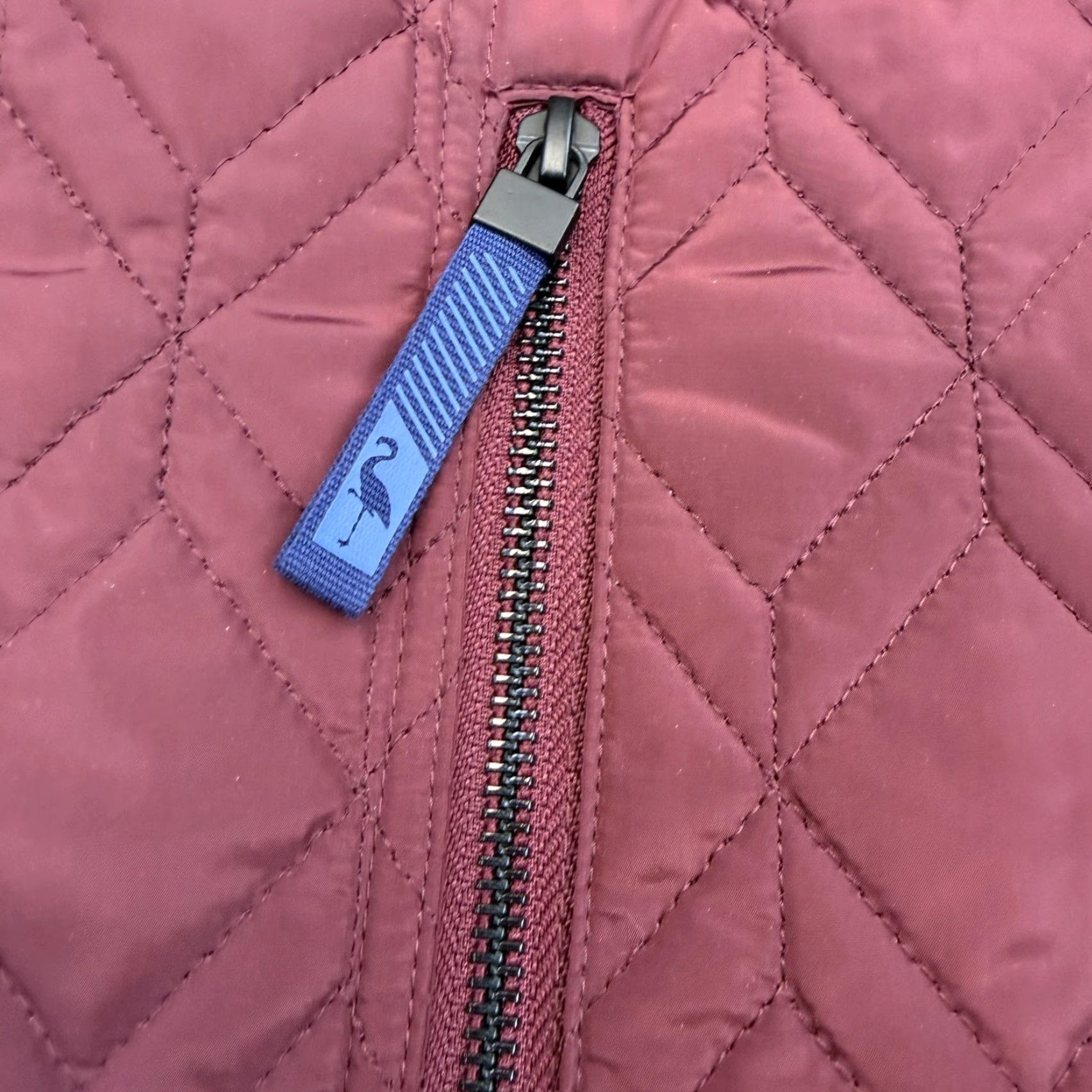 Tailorbyrd TailorByrd Vest Mens 2XLT Burgundy Red Quilted Zip Pockets Lined Flamingo Bird Size US XXL / EU 58 / 5 - 4 Thumbnail