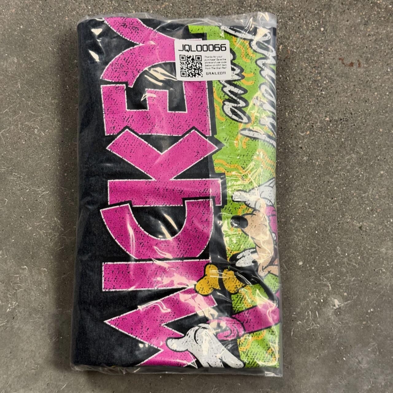 Fruit Of The Loom VTG 90s Mickey & Friends Neon Tee Fruit of the Loom Adult L Size US L / EU 52-54 / 3 - 9 Thumbnail