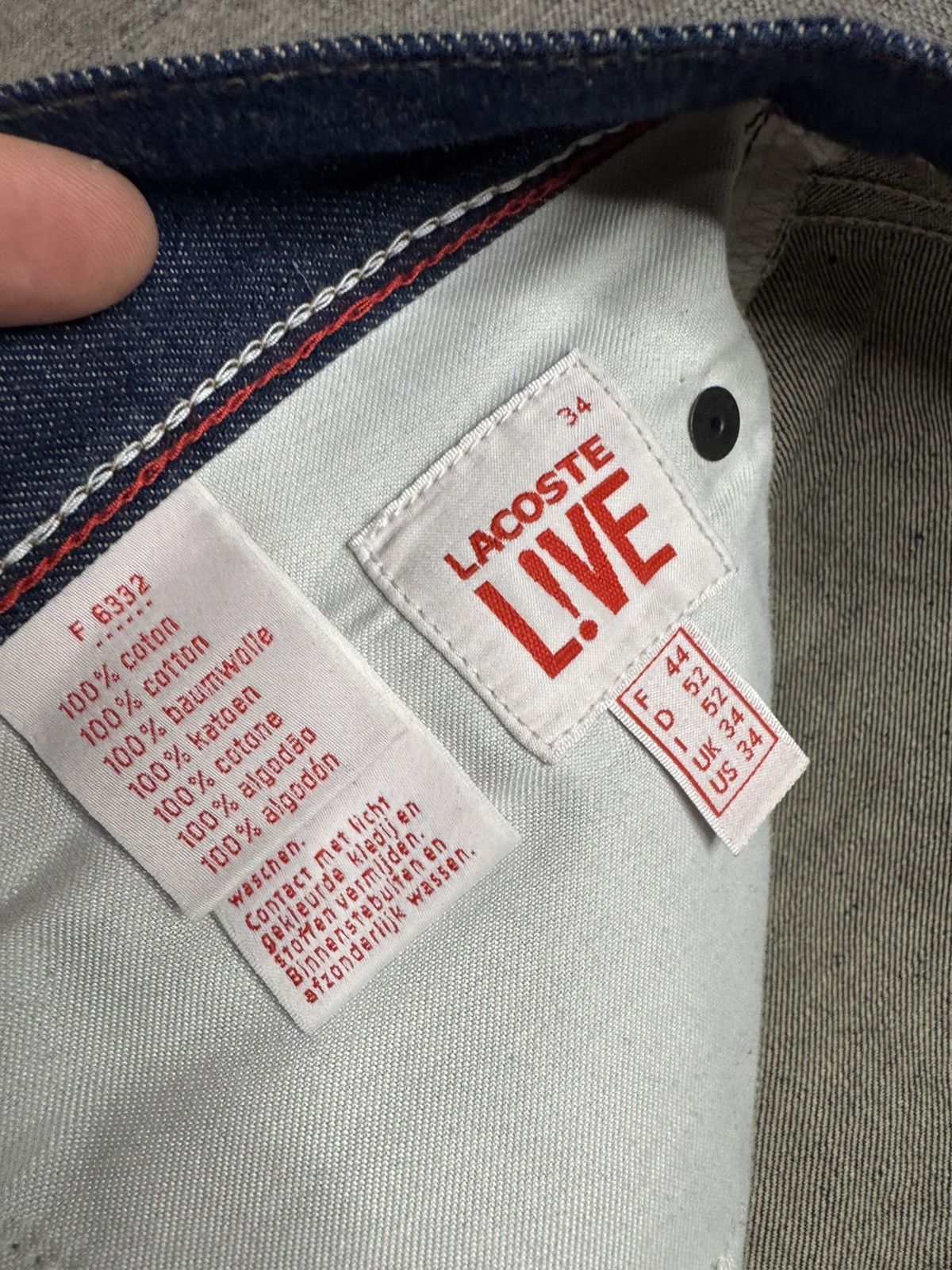 Lacoste Lacoste live jeans Size US 34 / EU 50 - 16 Thumbnail