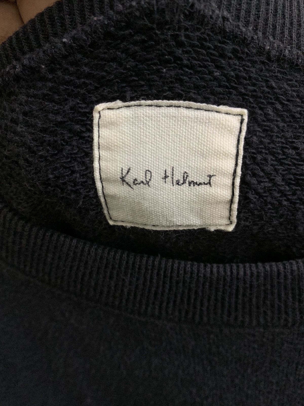 Japanese Brand × Karl Helmut × Vintage VINTAGE KARL HELMUT SPELLOUT SWEATSHIRT Size US L / EU 52-54 / 3 - 2 Thumbnail