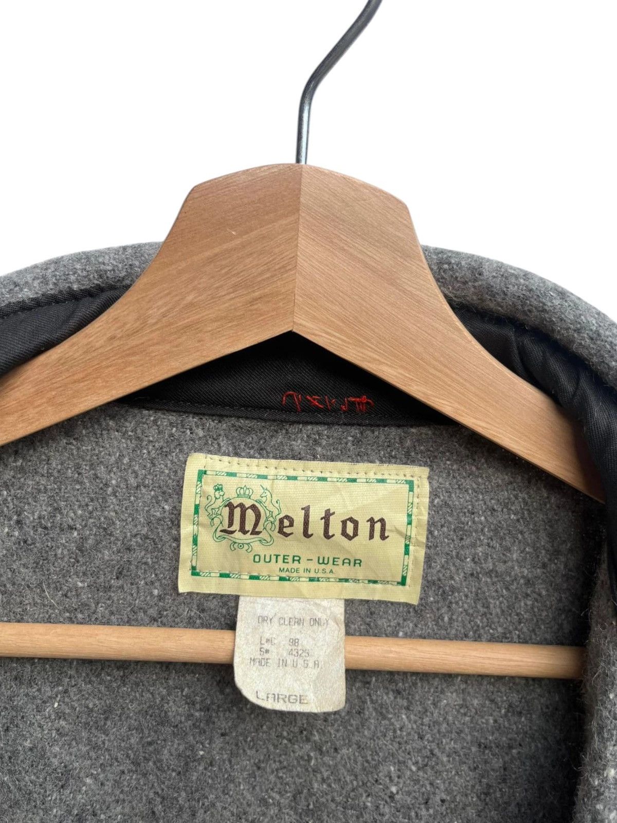 The Workers Club × Vintage Vintage Melton Wool Shirt Jacket/OverShirt Size US L / EU 52-54 / 3 - 9 Thumbnail