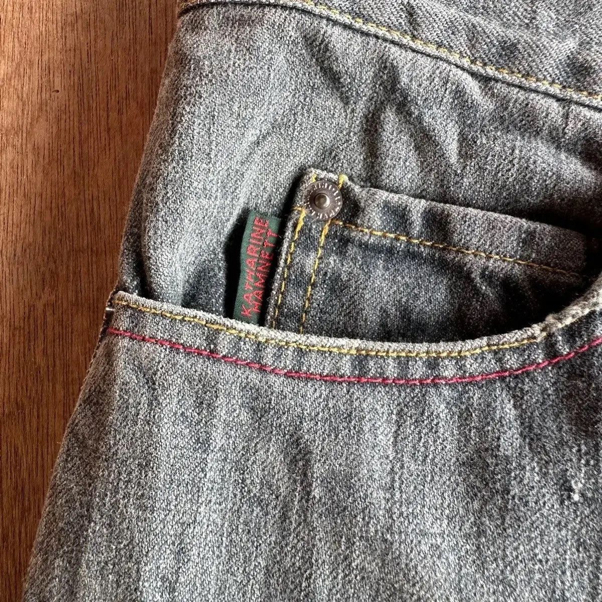 Katharine Hamnett London VTG KATHARINE HAMNETT LONDON JEAN LOOSE FIT DENIM PANTS Size US 31 - 7 Thumbnail