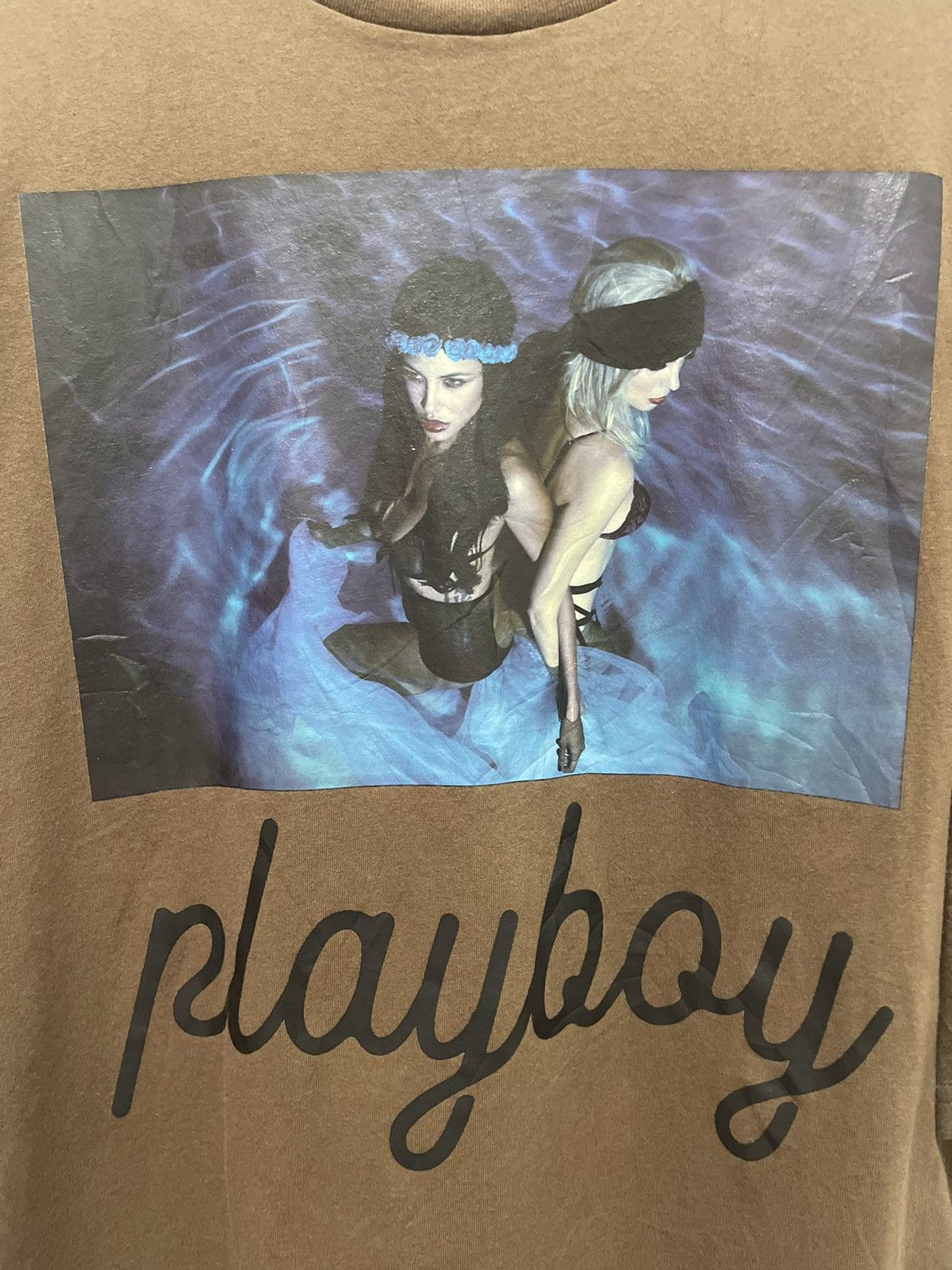 Playboy Vintage 90’s PLAYBOY Models ft Tshirt Size US L / EU 52-54 / 3 - 2 Thumbnail