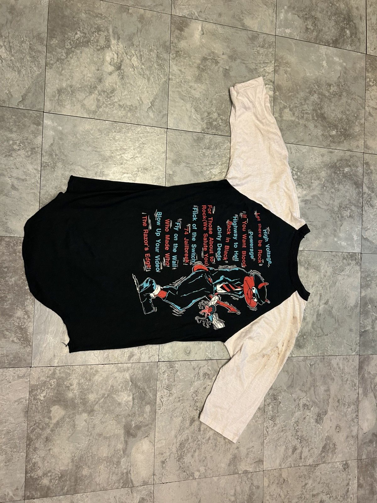 Other Vintage 1990 AC DC Tour Shirt Size Large Metal Rock Size US L / EU 52-54 / 3 - 4 Thumbnail