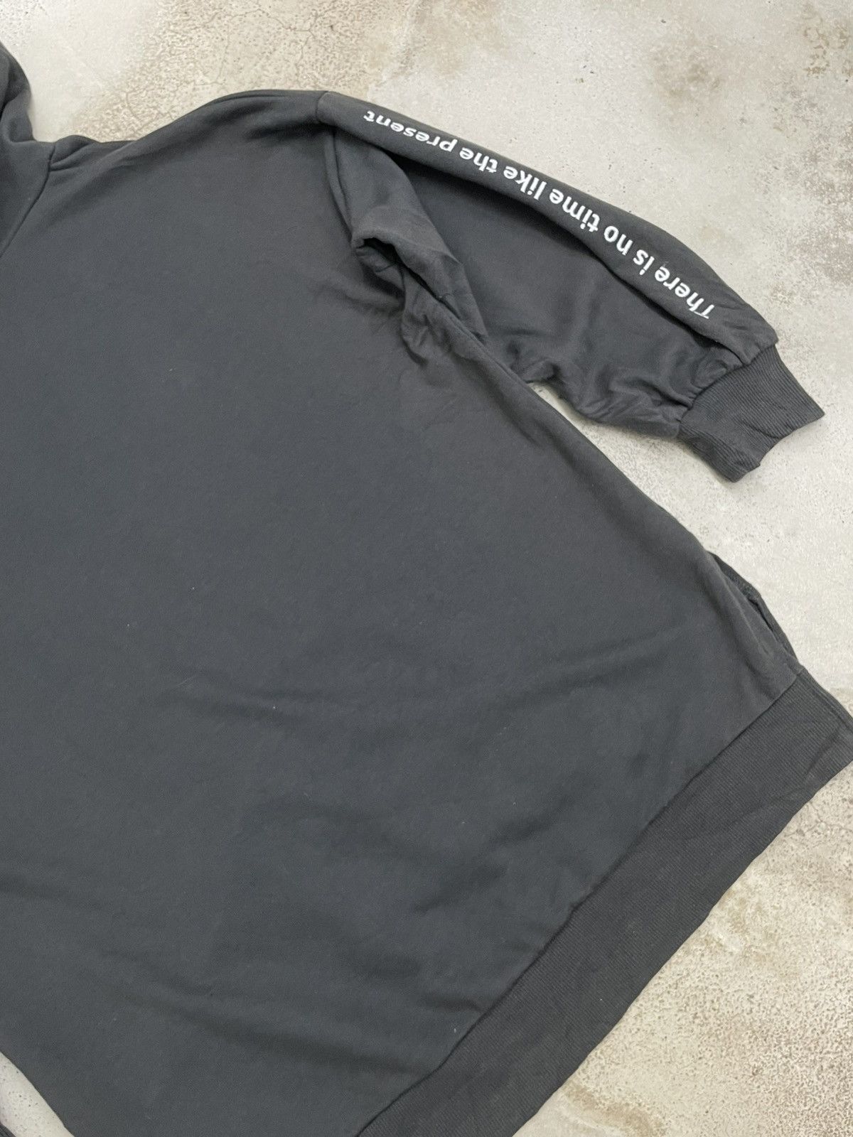 Japanese Brand Pink Latte There is not time like the present Crop Hoodie Size XS / US 0-2 / IT 36-38 - 10 Thumbnail