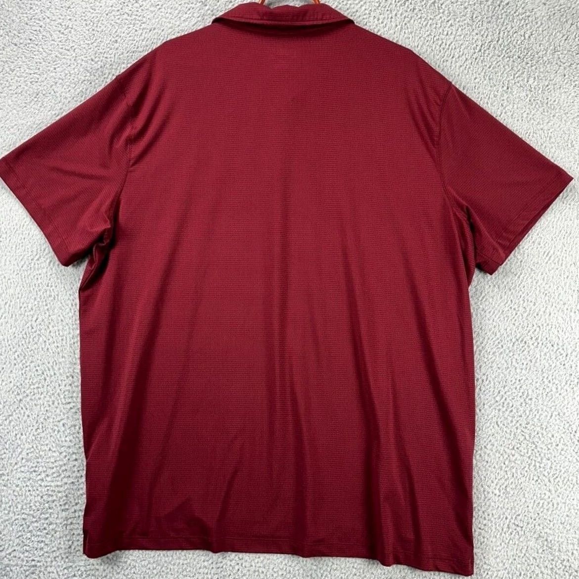 Duluth Trading Company Duluth Trading Co. Mens Polo Shirt 2XL Burgundy Standard Fit Short Sleeve Rugby Size US XXL / EU 58 / 5 - 3 Thumbnail