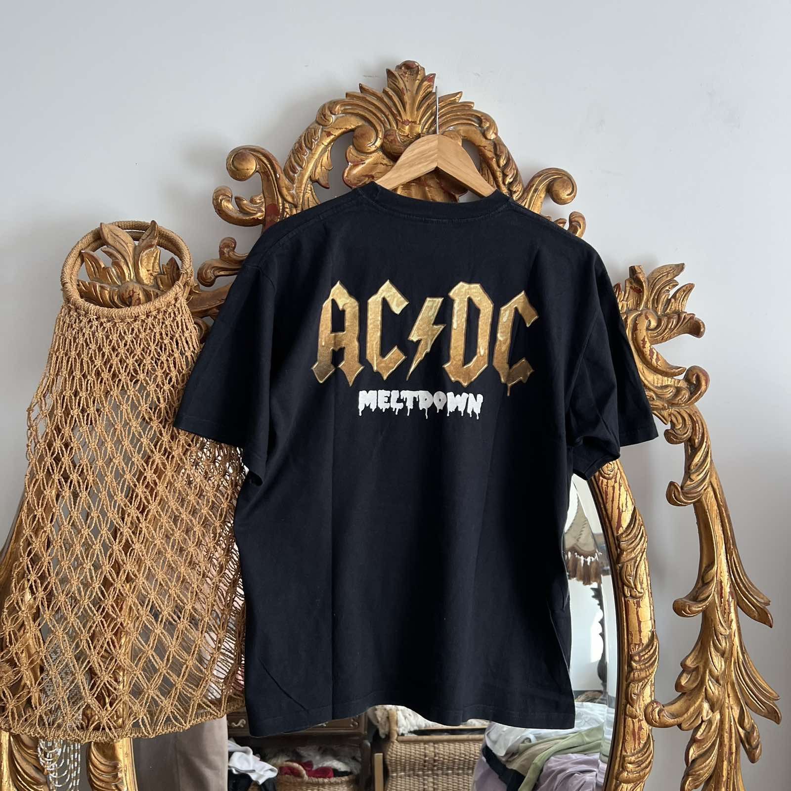 AC/DC × Vintage Vintage 00s AC/DC Meltdown Frankenstein Sz M Size US M / EU 48-50 / 2 - 2 Thumbnail