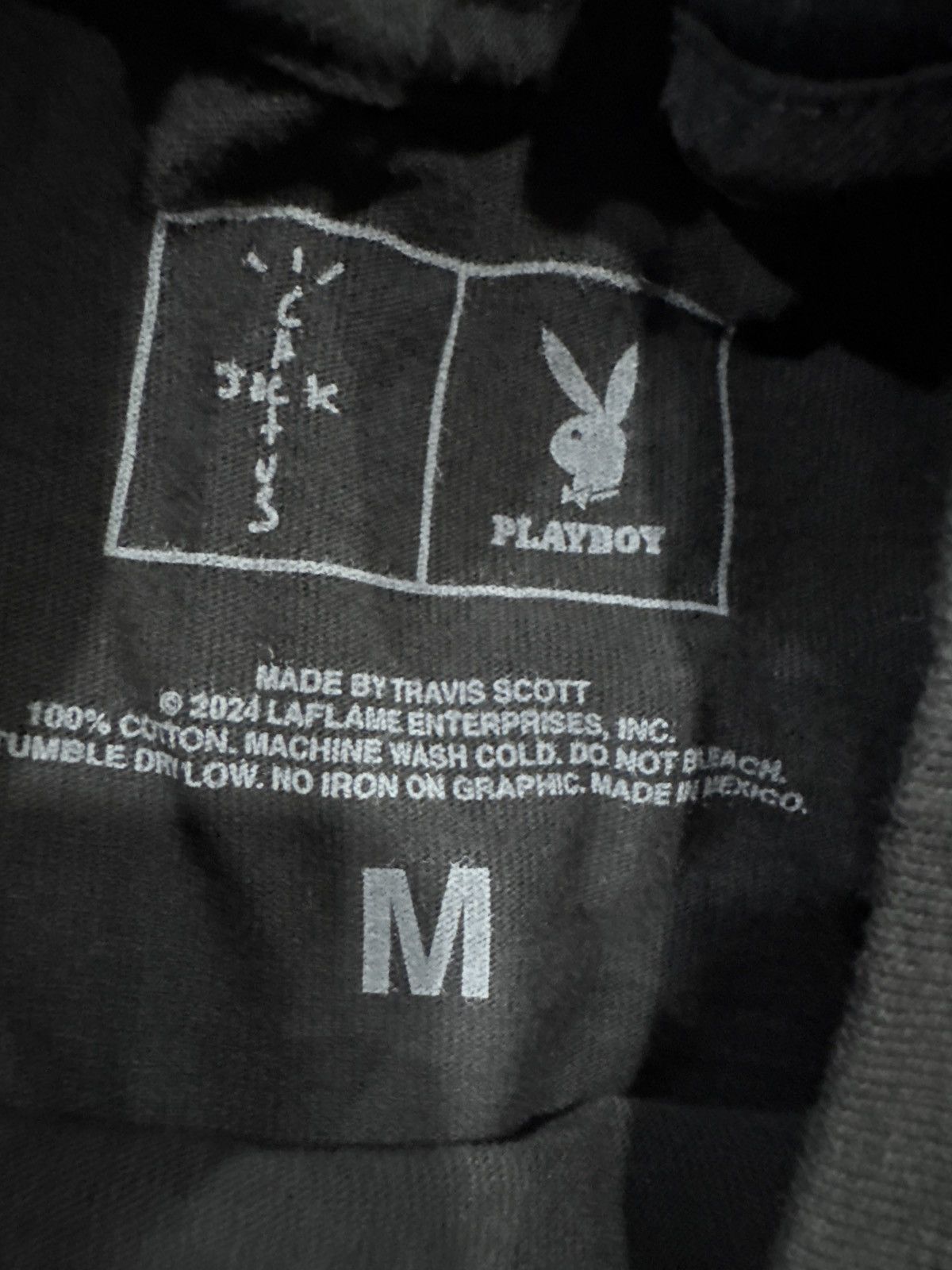 Complex × Playboy × Travis Scott Travis Scott Black Playboy Bunny T-Shirt complexcon Size US M / EU 48-50 / 2 - 3 Thumbnail