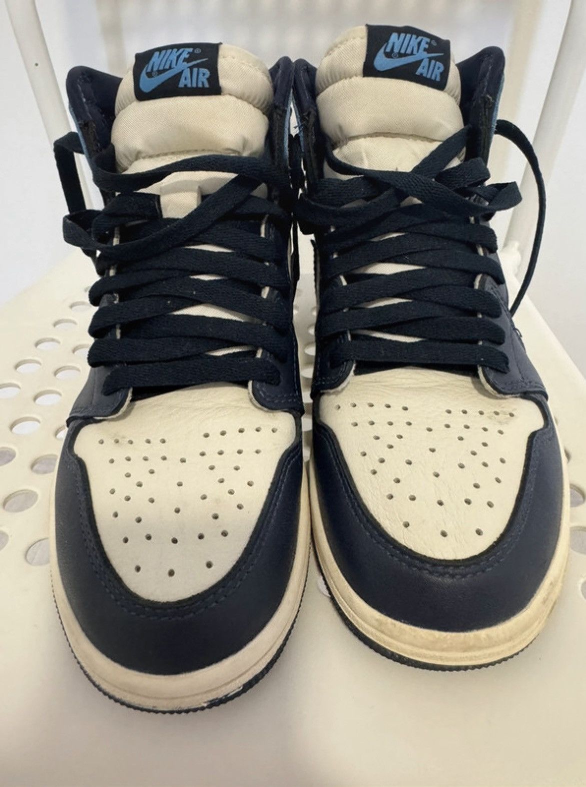 Nike Jordan 1 Retro High Obsidian Size US 7 / IT 37 - 4 Thumbnail