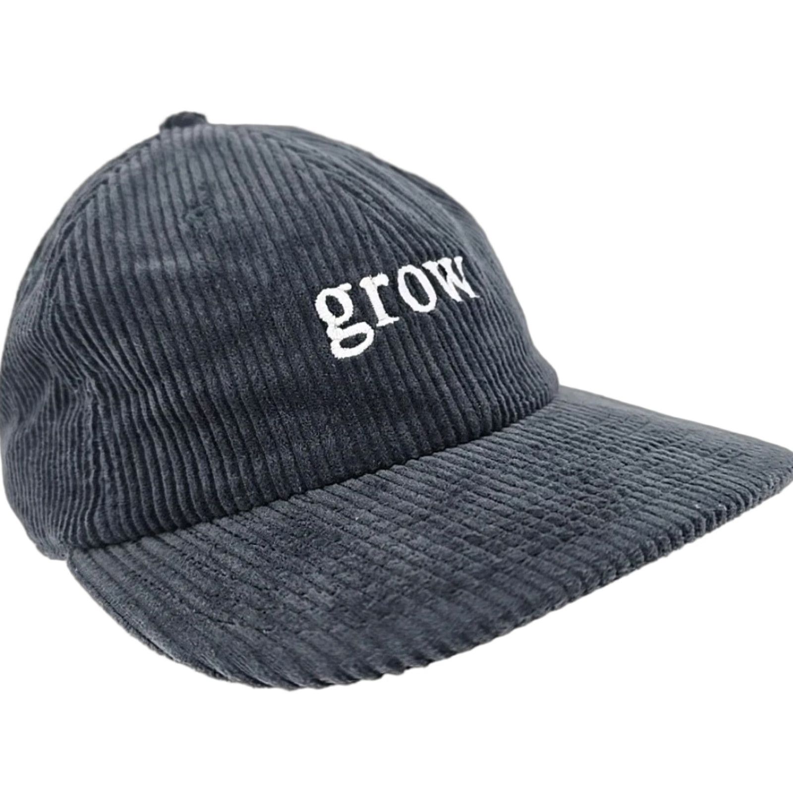 AS Colour AS Colour Cord Corduroy Grow Adjustable Strapback Baseball Hat Cap, Gray - Unisex Adults One Size, Corduroy, Outdoor Sport Theme Size ONE SIZE - 1 Thumbnail