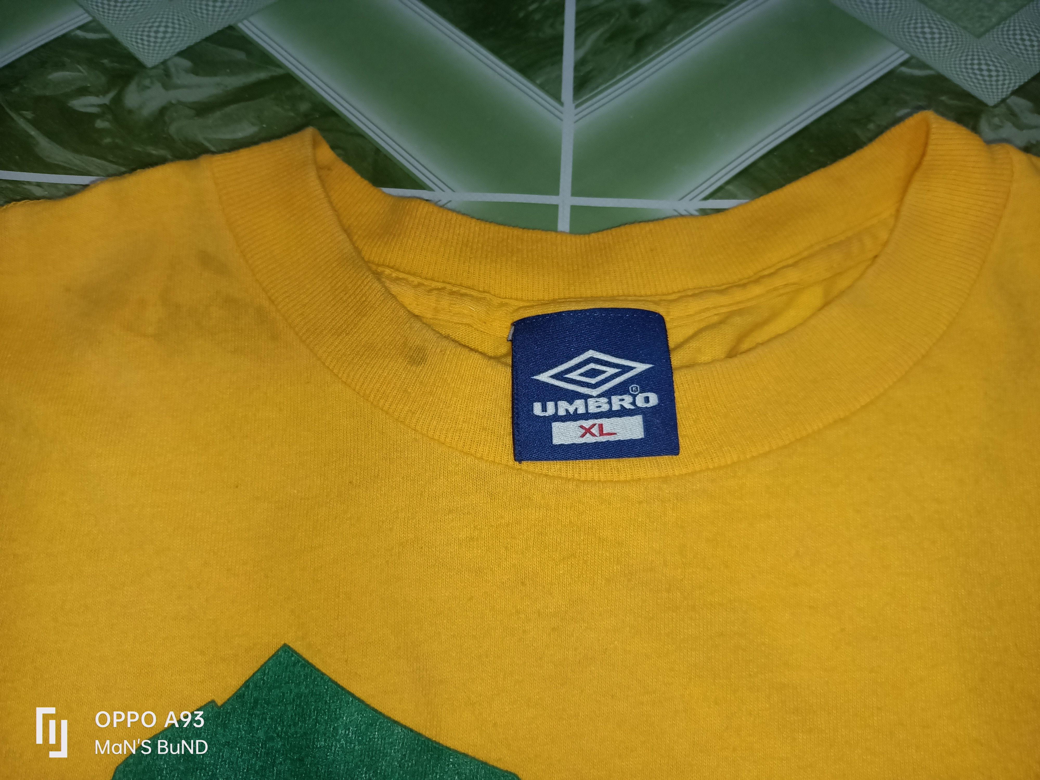 Umbro × Vintage Vintage UMBRO BRASIL Champions Of Romantic Football Size US XL / EU 56 / 4 - 6 Thumbnail