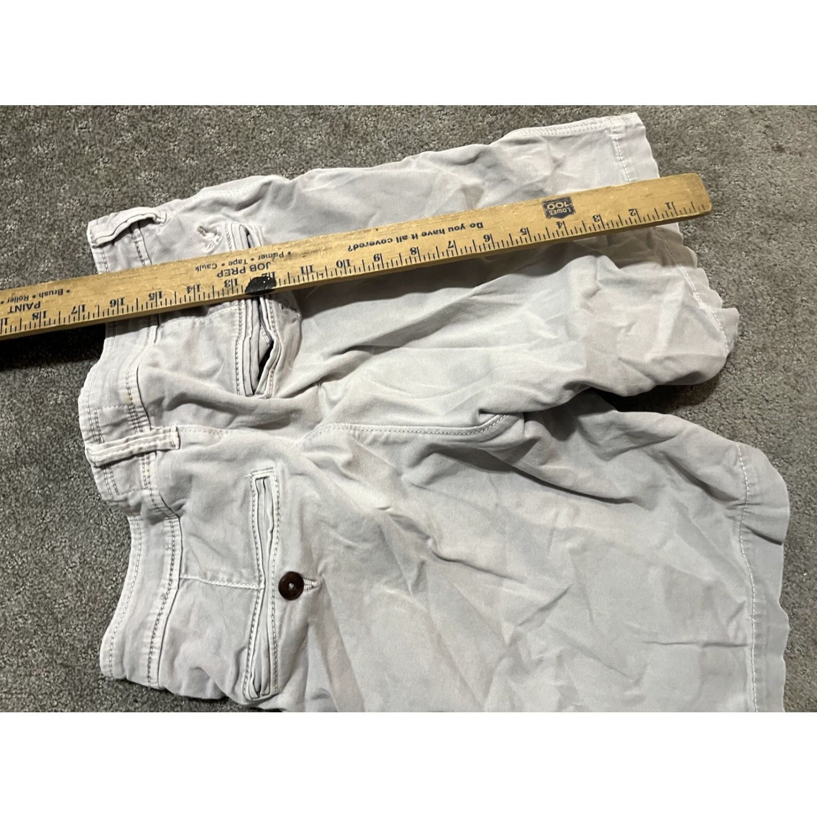 American Eagle Outfitters American Eagle Shorts Mens Size 28 Gray Chino Twill Classic Fit Size US 28 / EU 44 - 6 Thumbnail