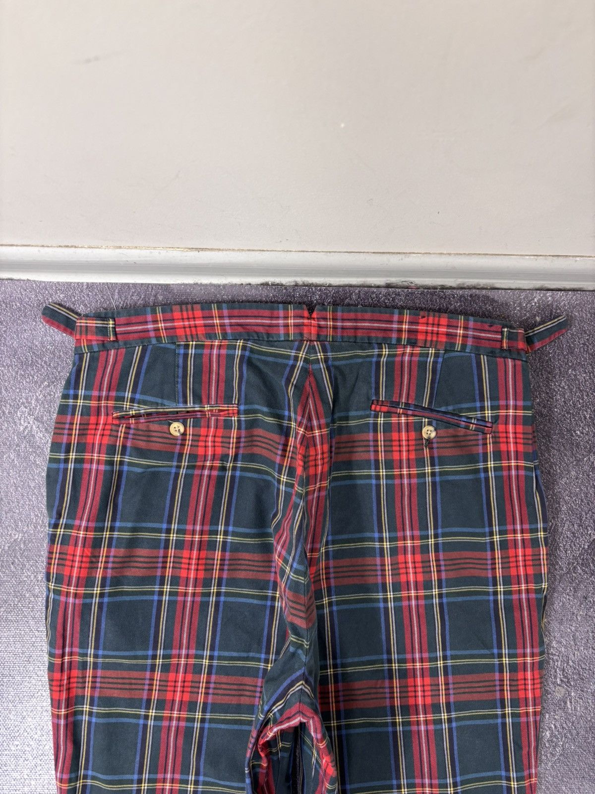 Polo Ralph Lauren Vintage Polo Ralph Lauren Men’s Tartan Plaid Pants Trousers Size US 38 / EU 54 - 19 Thumbnail