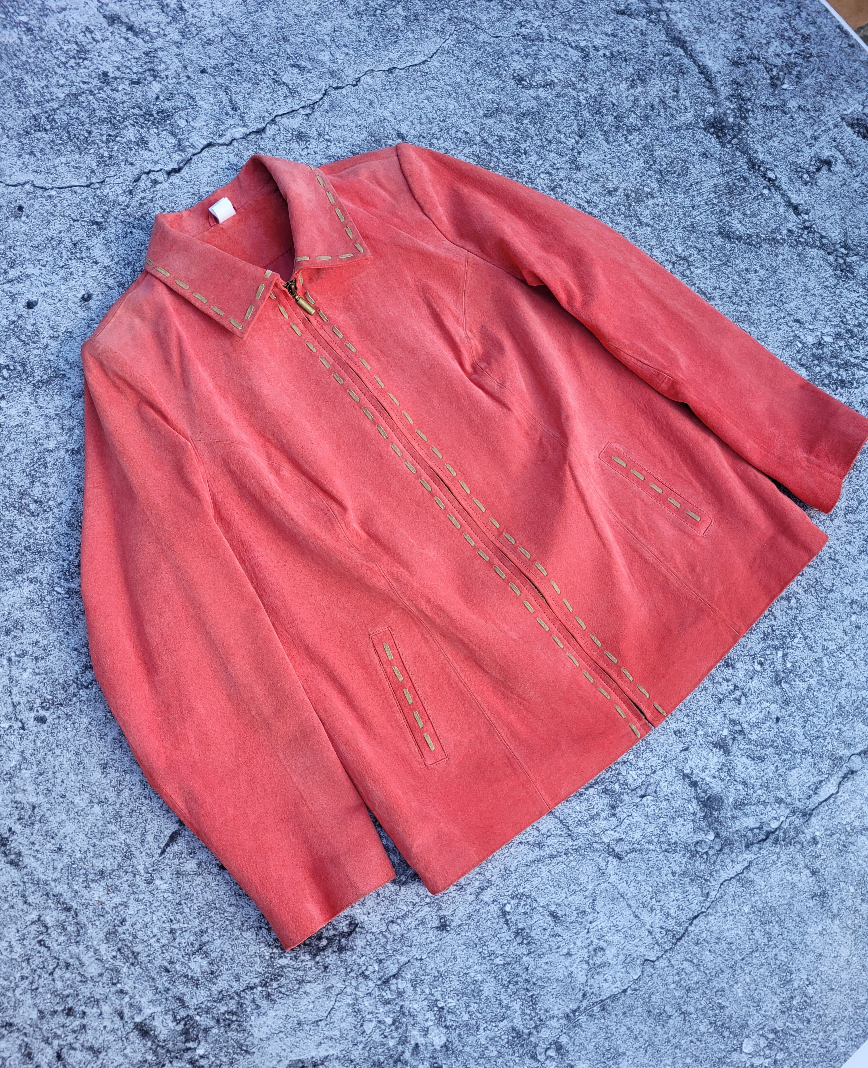 Vintage Leather Jacket pink
