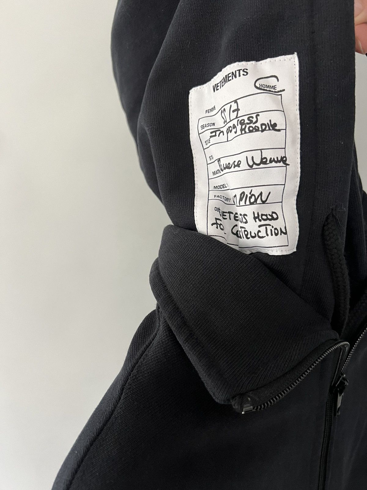 Vetements Vetements Champion Zip Up Hoodie Size US S / EU 44-46 / 1 - 6 Thumbnail