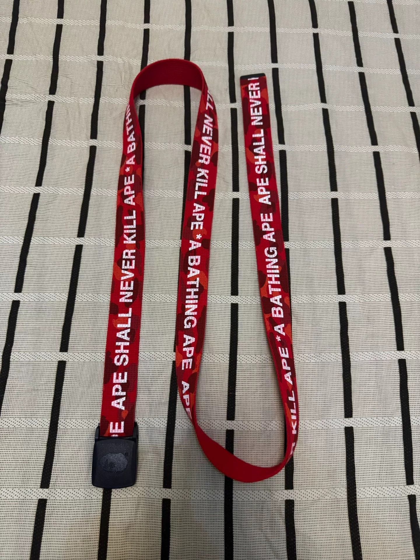 Bape Bape Camo Ape Head Red Belt S Men Size ONE SIZE - 1 Thumbnail
