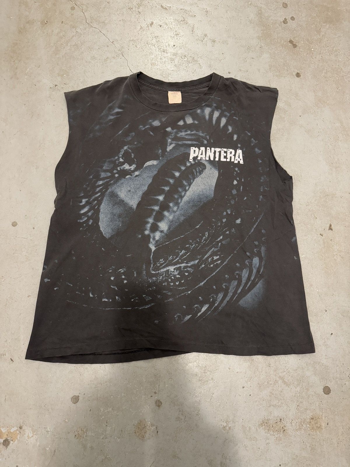 Band Tees × Vintage *RARE* PANTERA TRENDKILL TOUR 1996 AOP CHOPPED TEE Size US XL / EU 56 / 4 - 8 Thumbnail