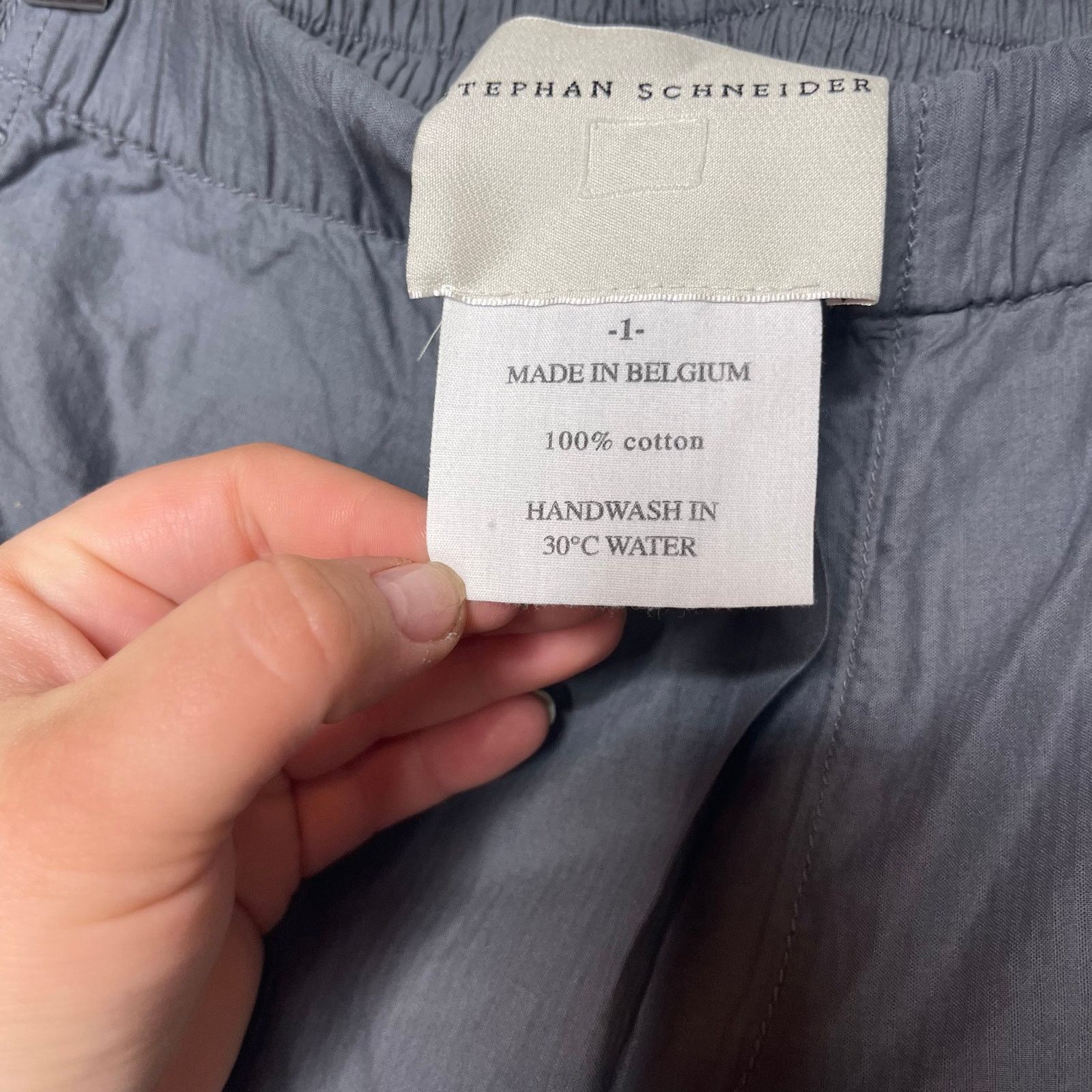 Stephan Schneider Stephan Schneider grey lightweight cotton obstruction trouse Size 26" / US 2 / IT 38 - 8 Thumbnail