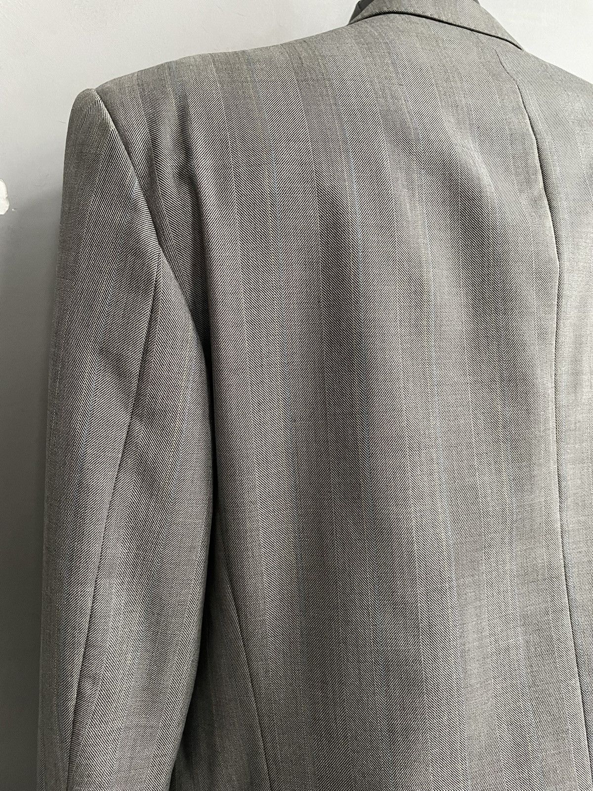 Yves Saint Laurent YSL Grey Oversized Jacket blazer double breasted y2k archive Size US L / EU 52-54 / 3 - 13 Thumbnail