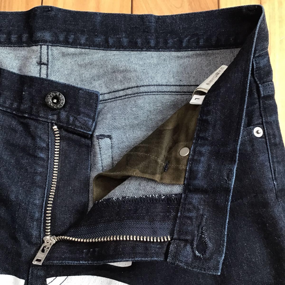 Bape BAPE Shark Denim Pants indigo a bathing ape ★size L Size US 34 / EU 50 - 5 Thumbnail