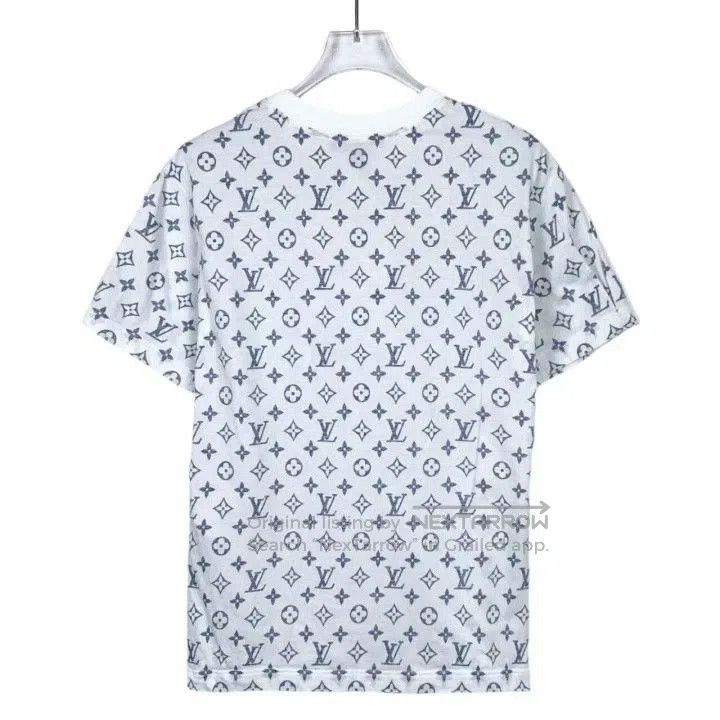 Louis Vuitton Louis Vuitton 2022 White Monogram Cotton T. Size US L / EU 52-54 / 3 - 2 Thumbnail