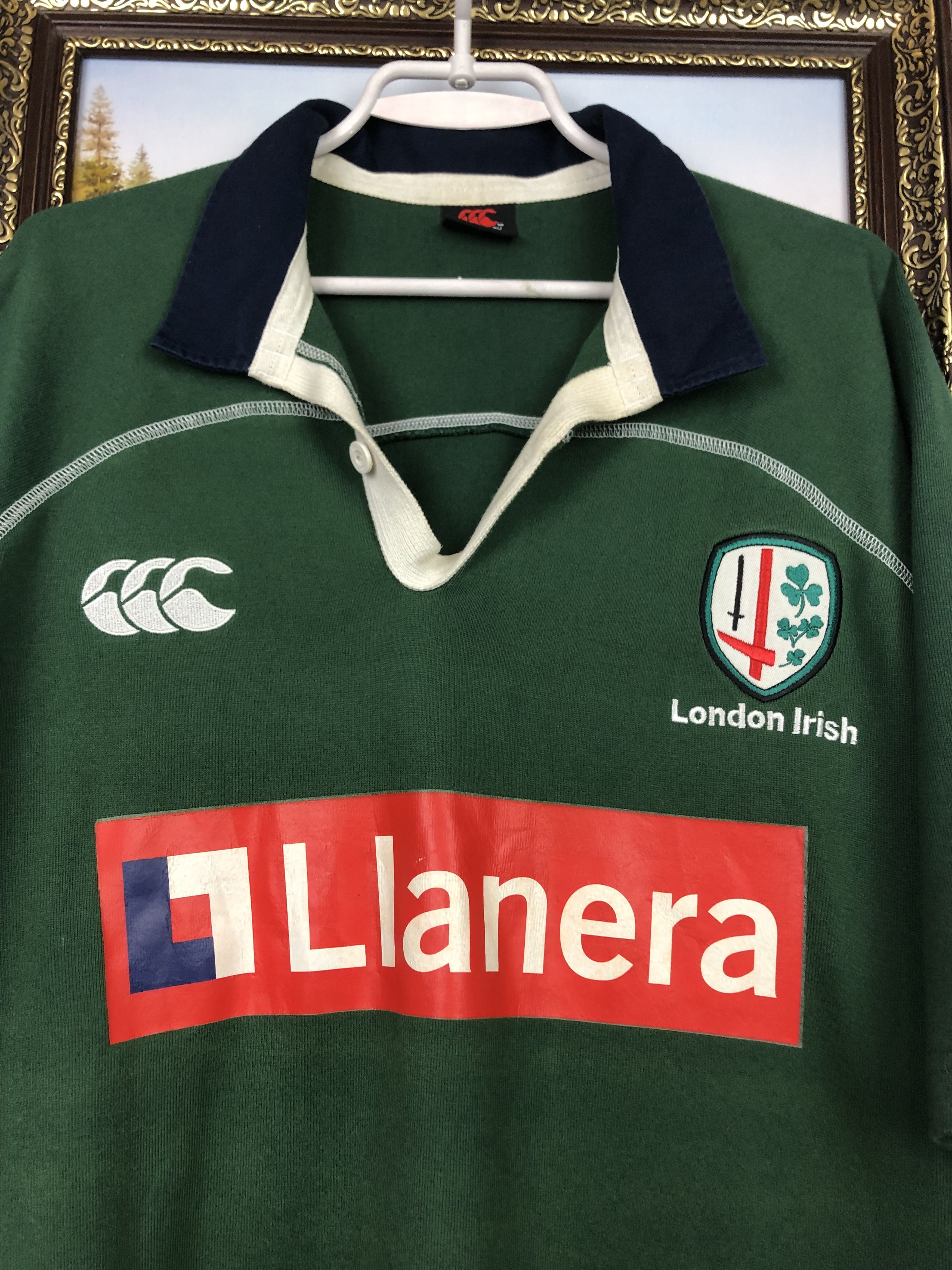 Canterbury of New Zealand Vintage Canterbury London Irish Rugby Union Jersey Trikot Size US XL / EU 56 / 4 - 3 Thumbnail