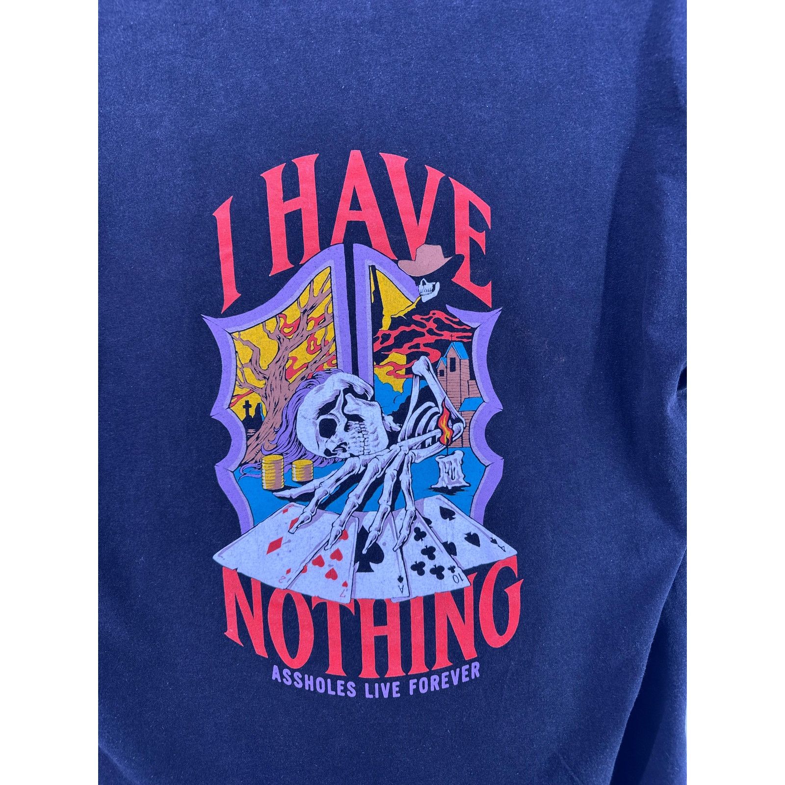 & Other Stories I Have Nothing A..Holes Live For Ever Black Tshirt Size XL Size US XL / EU 56 / 4 - 8 Thumbnail