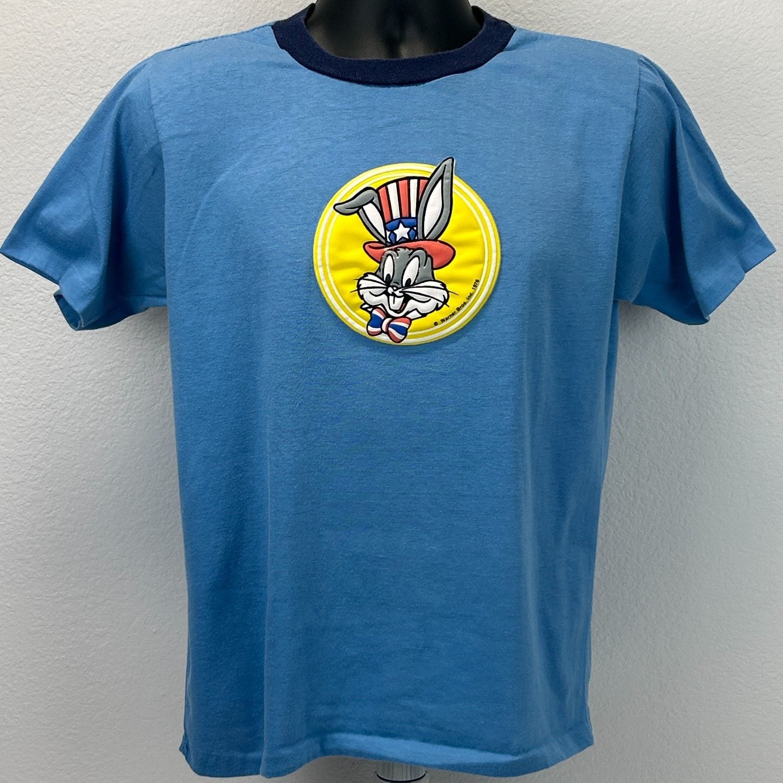 Vintage Vintage 70s Bugs Bunny USA T Shirt Patriotic M Medium Size US M / EU 48-50 / 2 - 2 Thumbnail