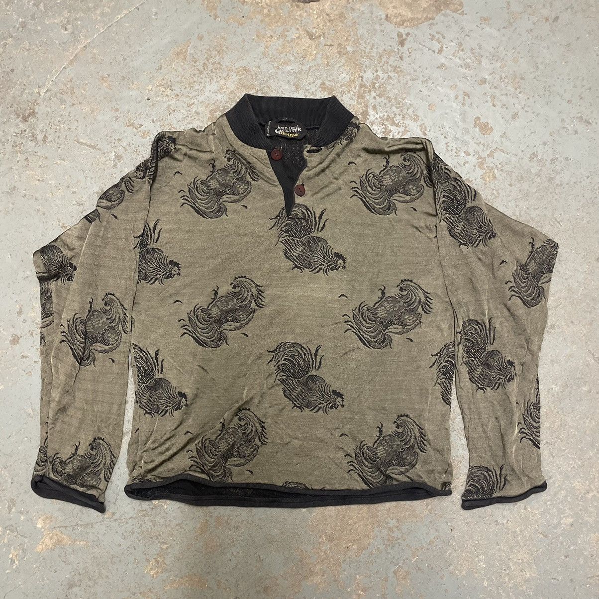 Jean paul gaultier equator long sleeve polo