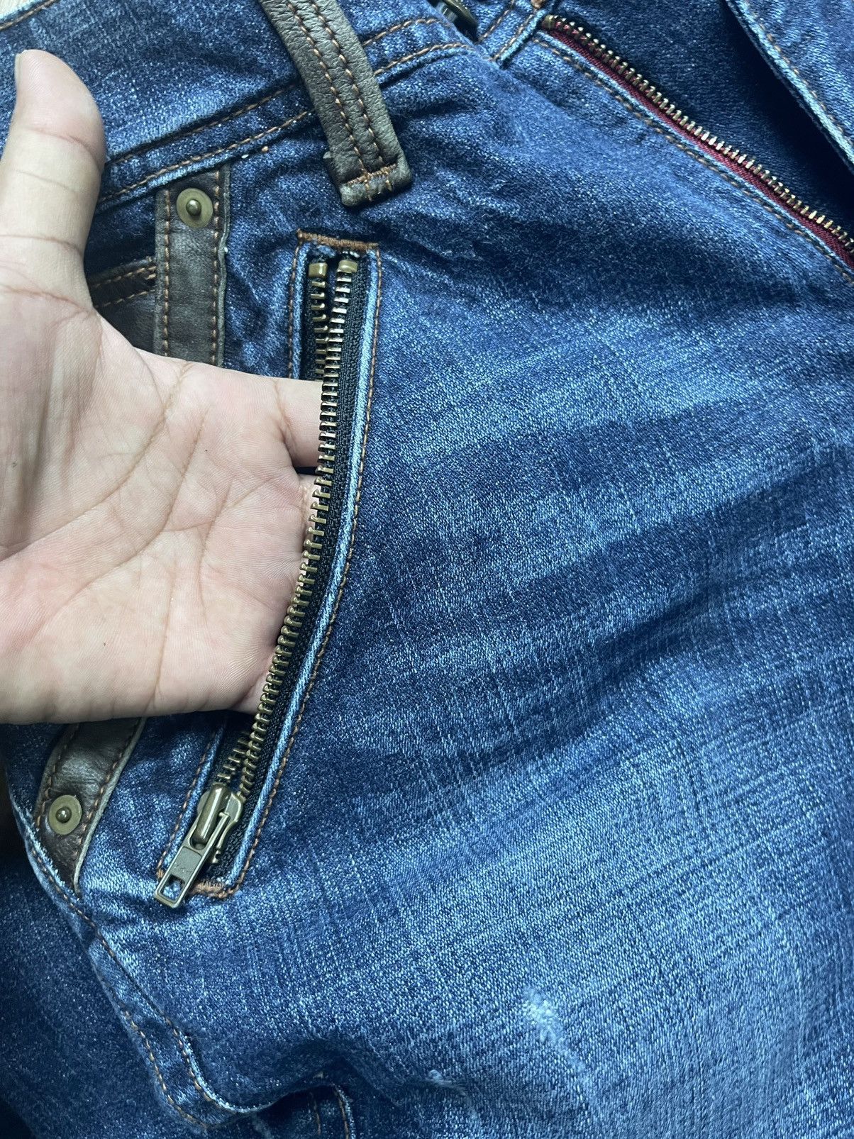 Michel Klein MK Michel Klein Homme Jeans Streetwear Size US 32 / EU 48 - 16 Thumbnail