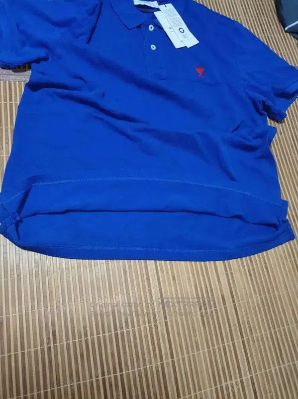 AMI AMI Light Blue Cotton Men's Polo Shirt . Size US XL / EU 56 / 4 - 7 Thumbnail