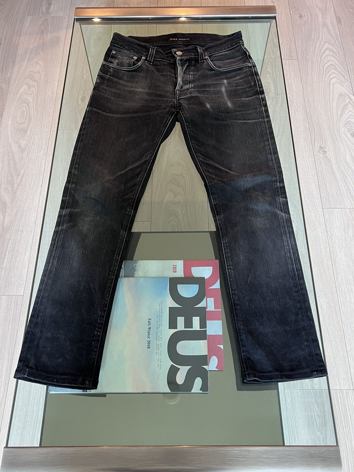 Nudie Jeans Nudie Grim Tim Re-Use Program Denim Jeans Size US 30 / EU 46 - 1 Thumbnail