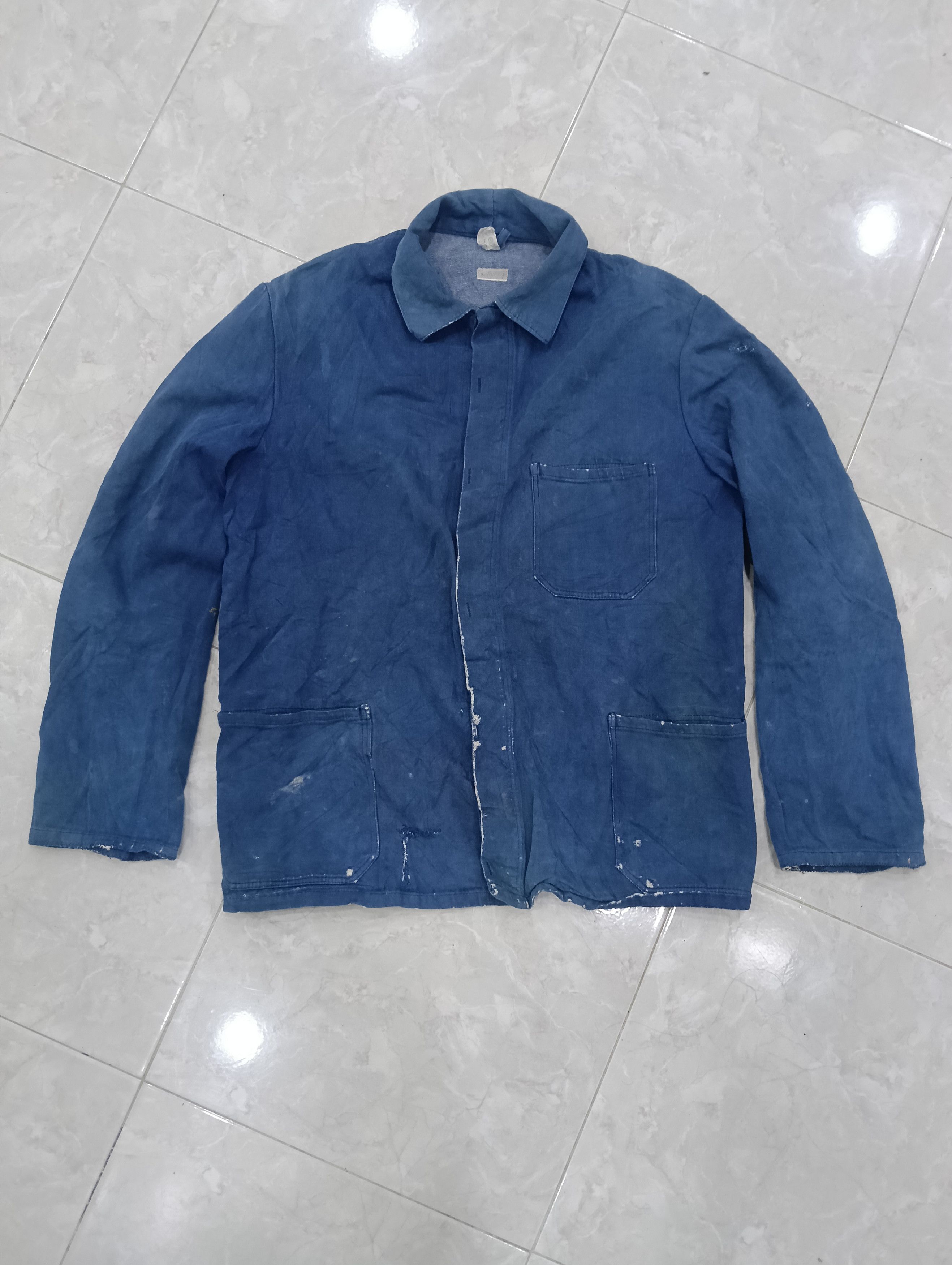 Le Laboureur Vintage Sick France Workwear Jacket Size US L / EU 52-54 / 3 - 1 Thumbnail