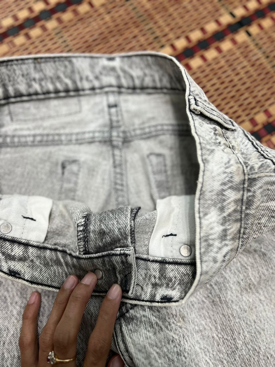 Levi's Vintage 90’s Levis 505 Snow Wash Size US 30 / EU 46 - 3 Thumbnail